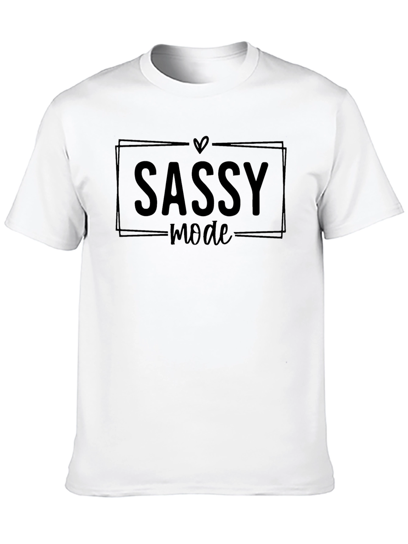 Sassy Mode Black Graphic Tee