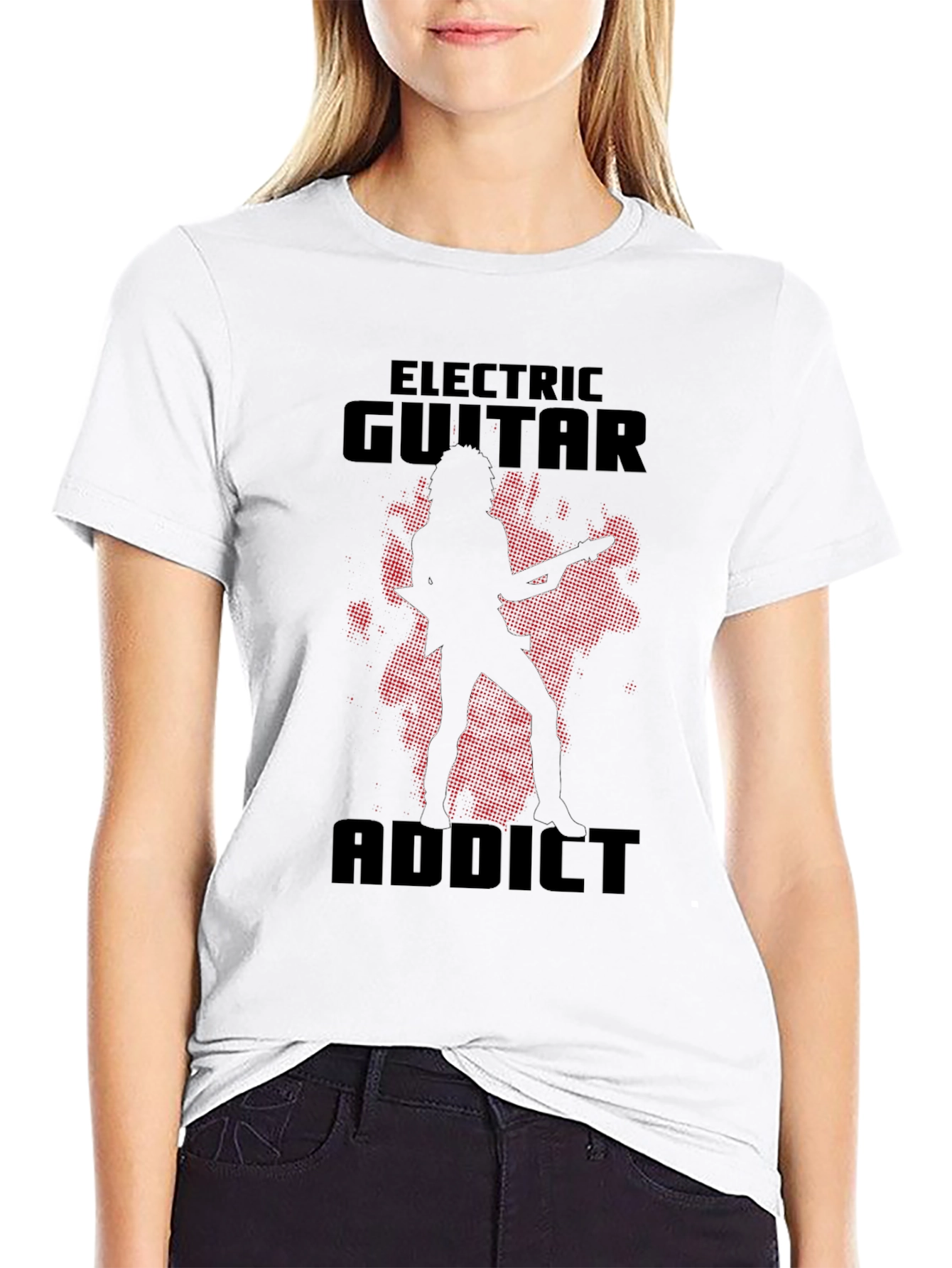 Electric Guitar Addict Graphic T-Shirt