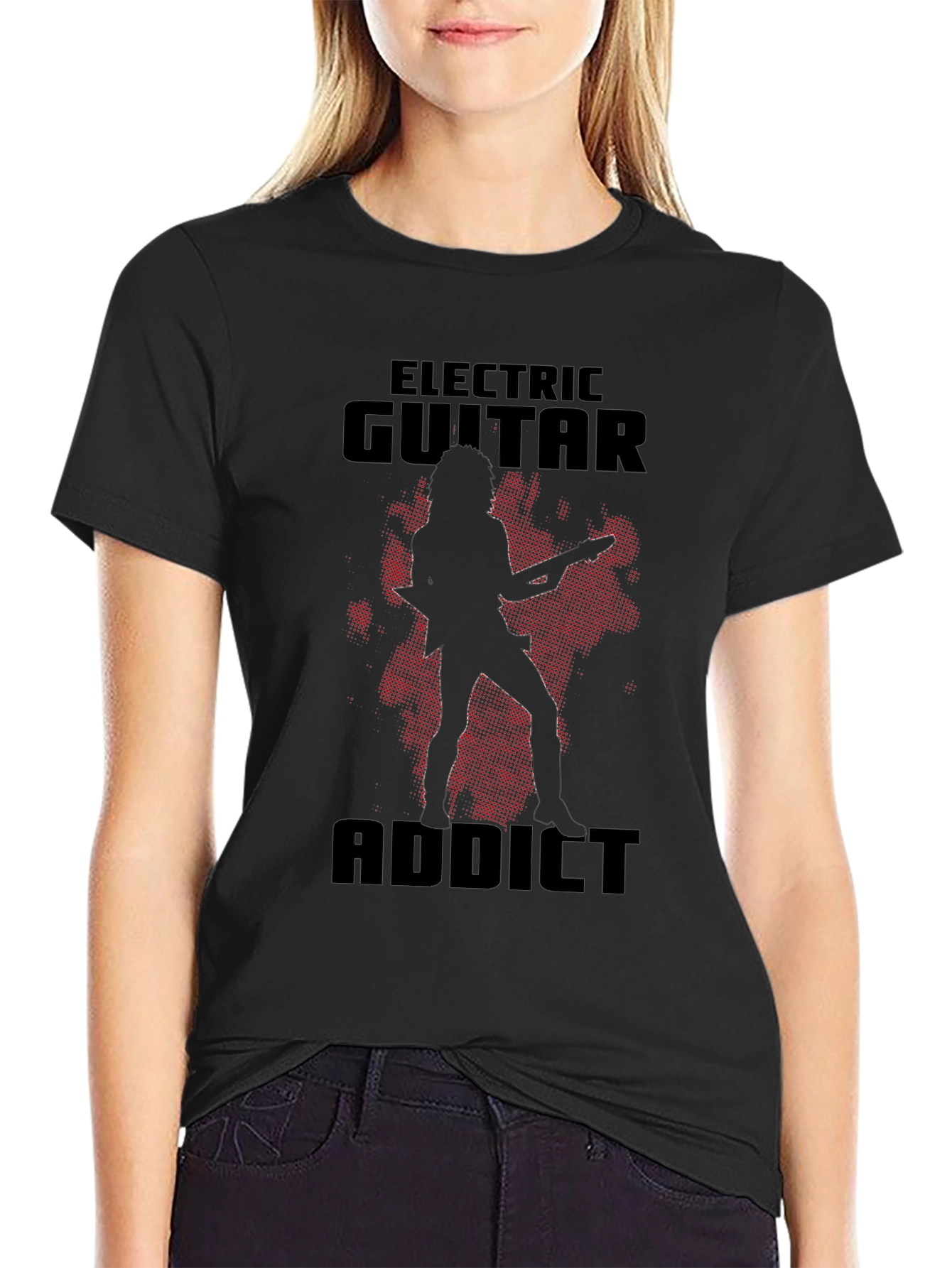 Electric Guitar Addict Graphic T-Shirt
