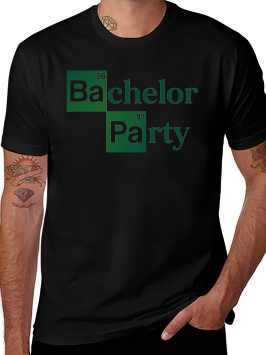 Bachelor Party Periodic Table T-Shirt