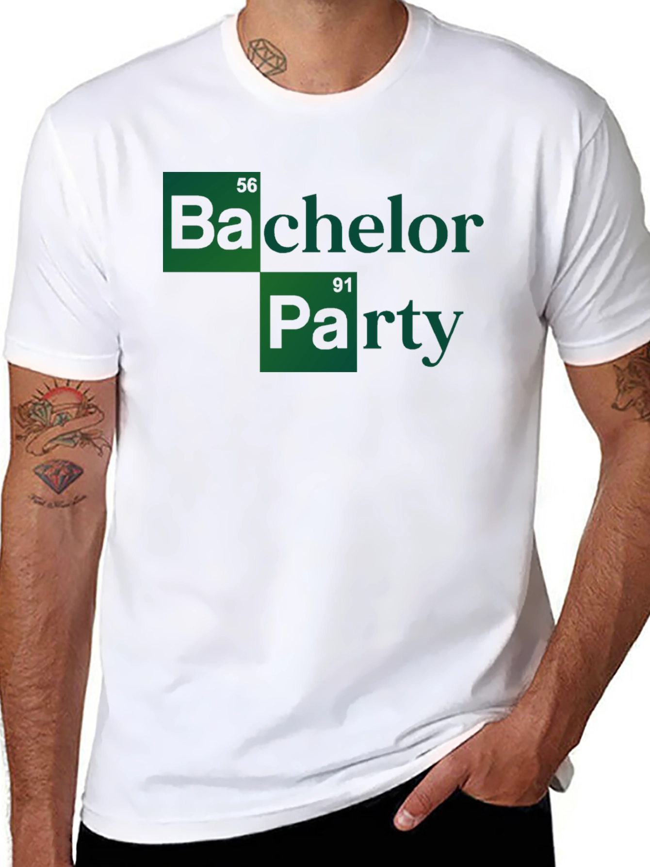 Bachelor Party Periodic Table T-Shirt