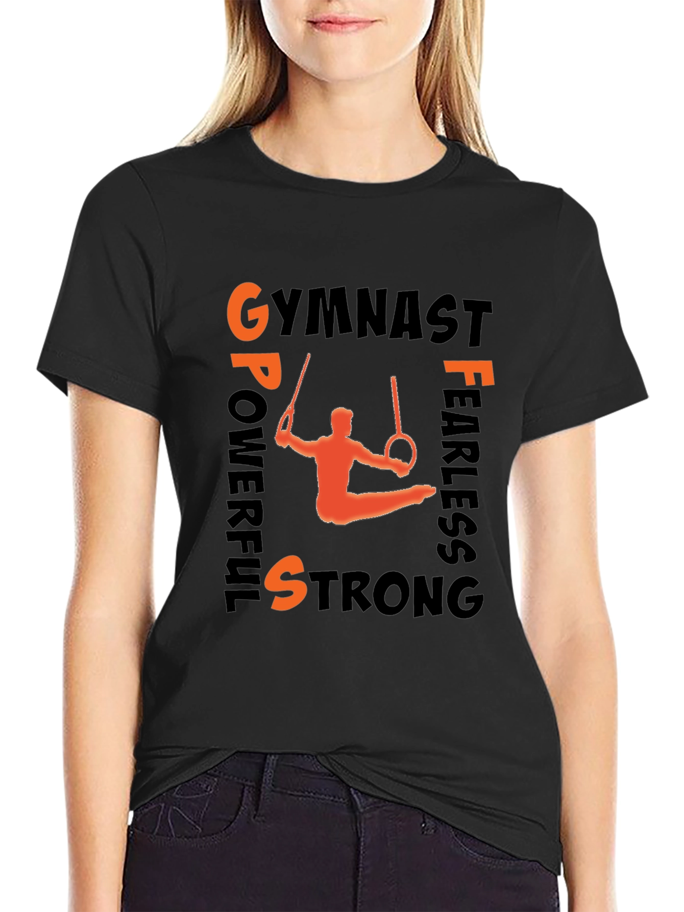 Gymnast Strongman Graphic T-Shirt