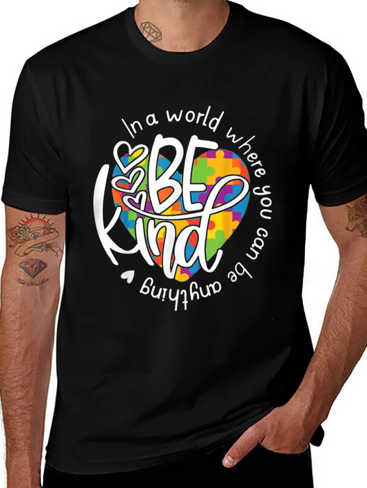 Be Kind Autism Awareness Graphic T-Shirt