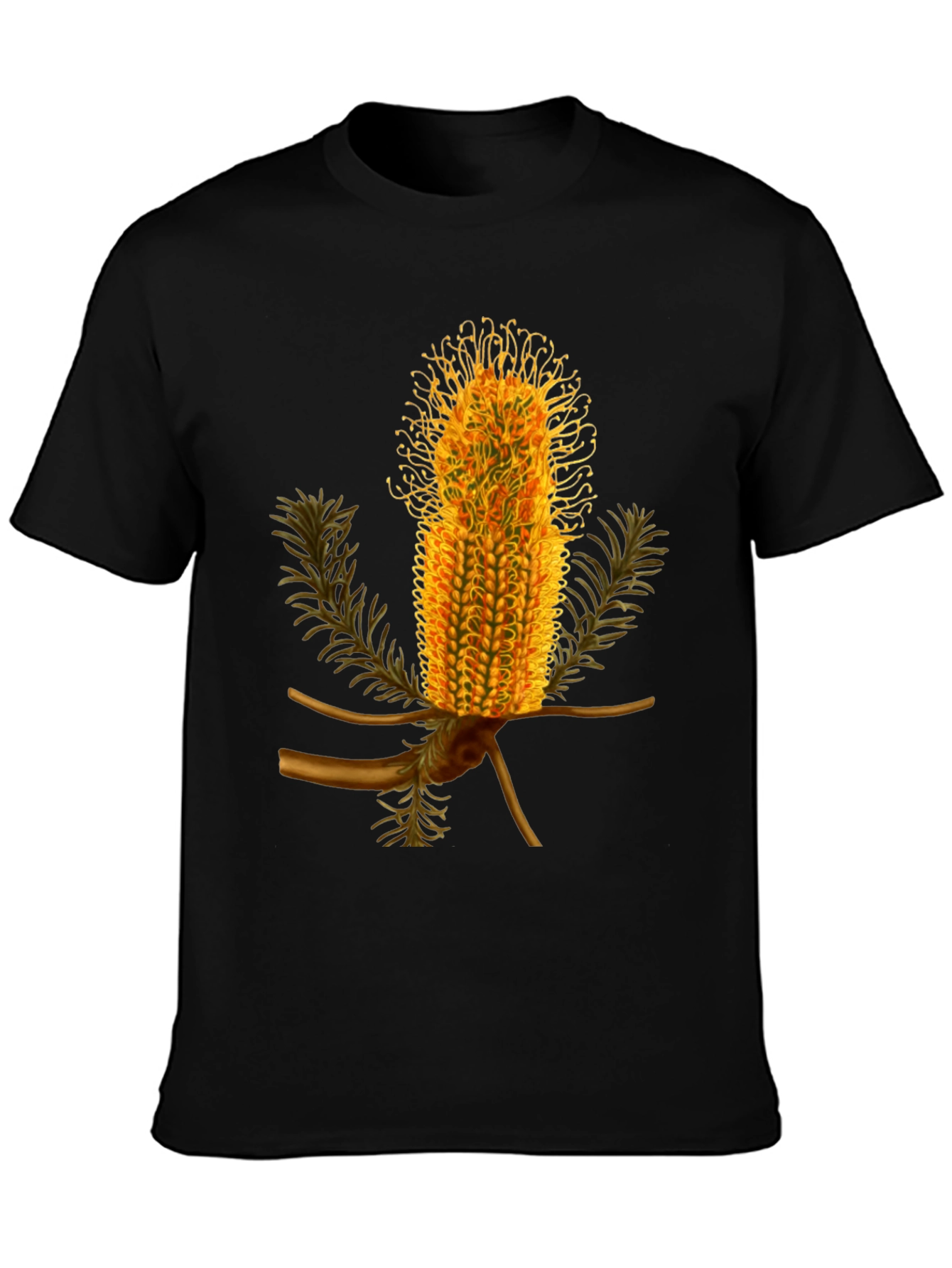 Banksia Flower Graphic Tee - Unique Nature Print