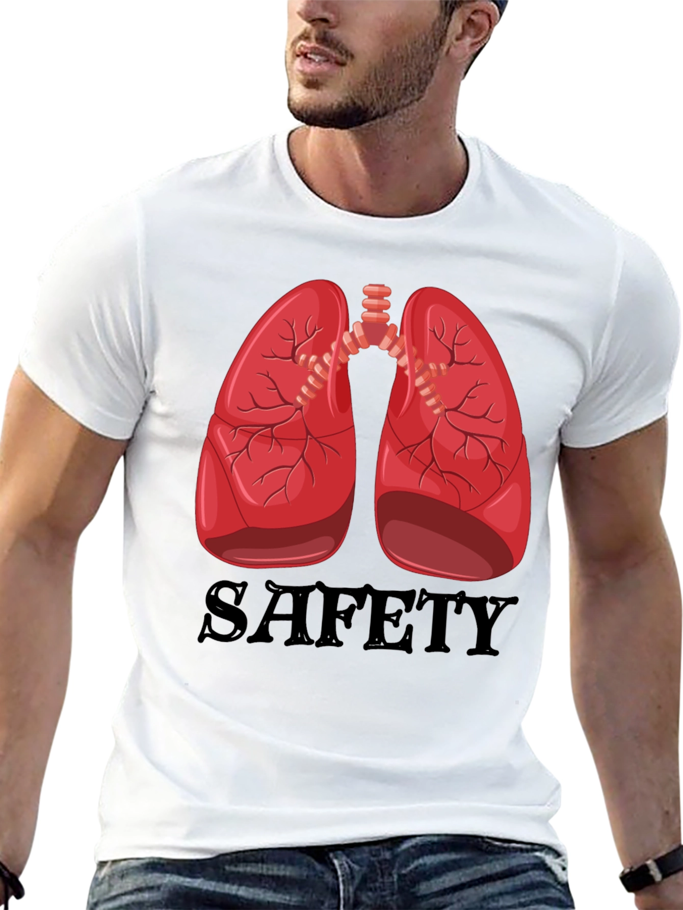 Lung Safety Tee - Unisex Graphic T-Shirt
