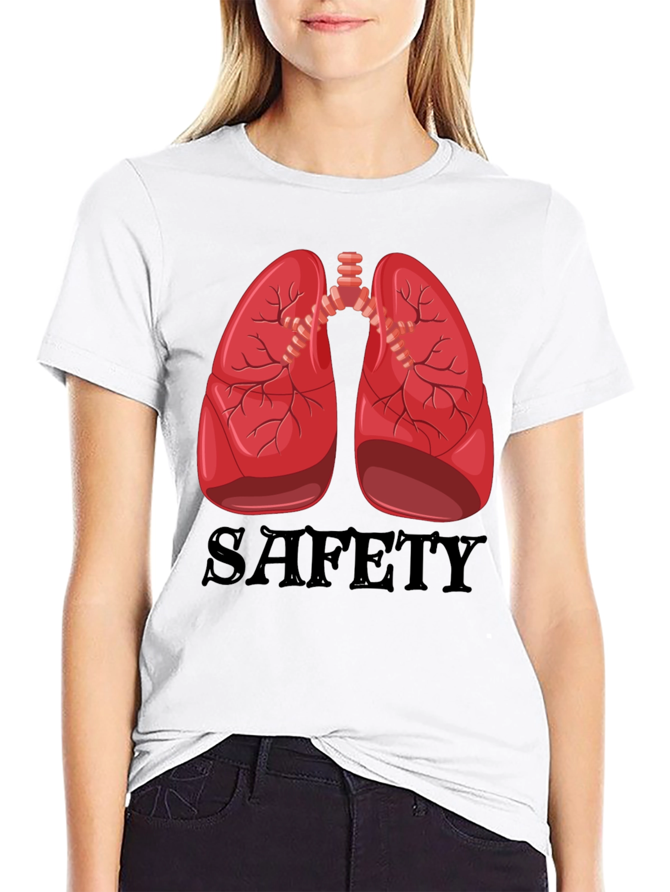 Lung Safety Tee - Unisex Graphic T-Shirt