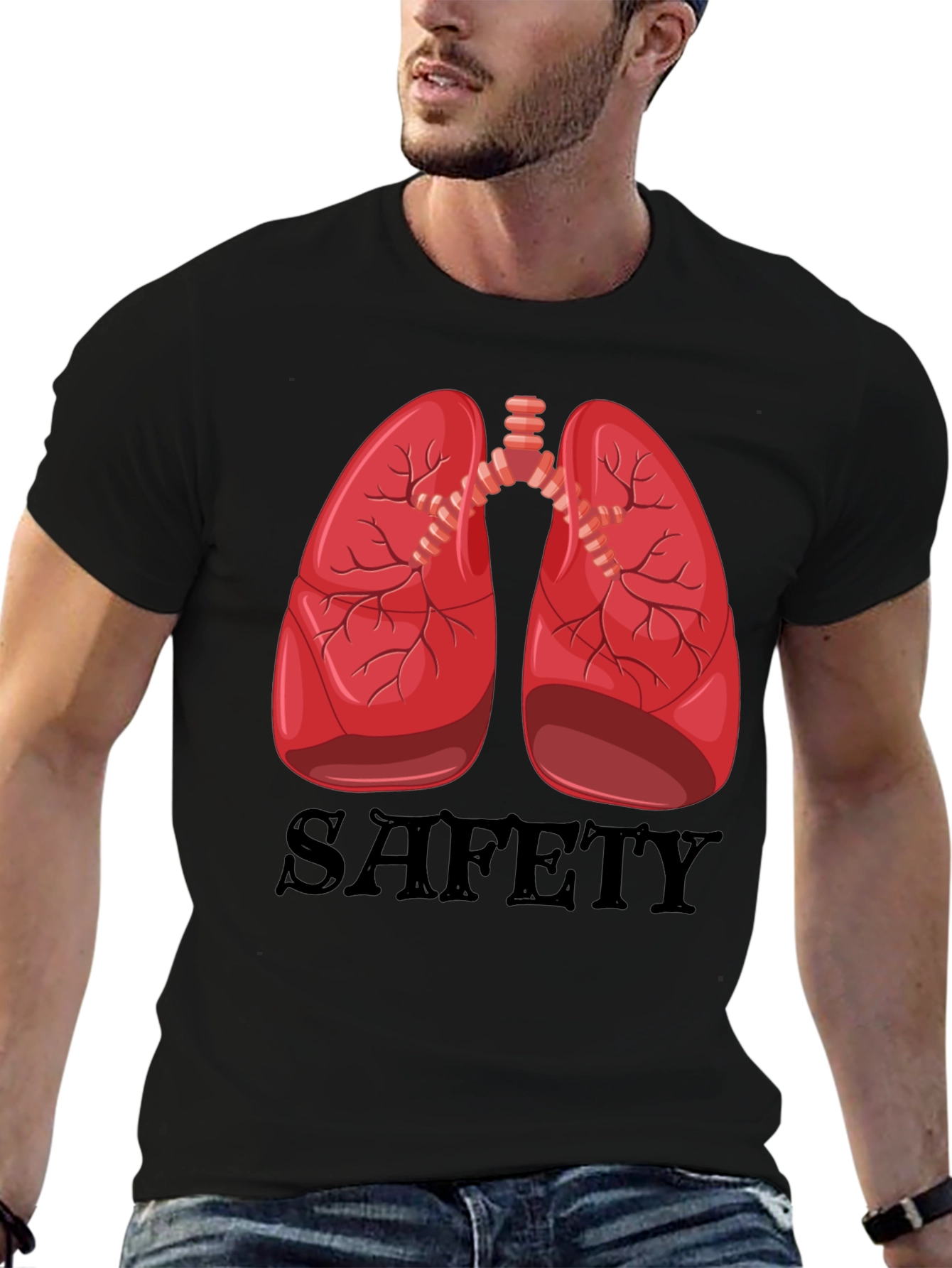 Lung Safety Tee - Unisex Graphic T-Shirt