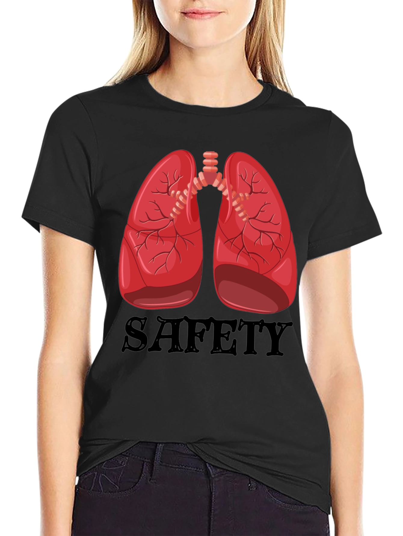 Lung Safety Tee - Unisex Graphic T-Shirt