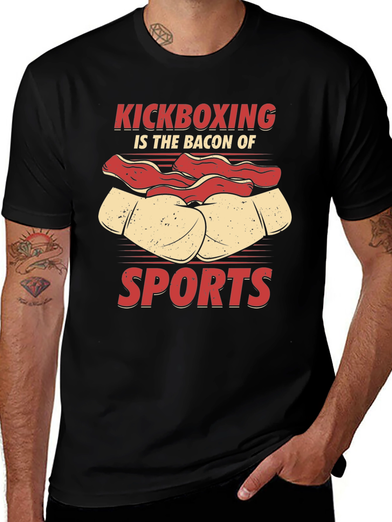 Kickboxing is the Bacon of Sports Graphic Tee