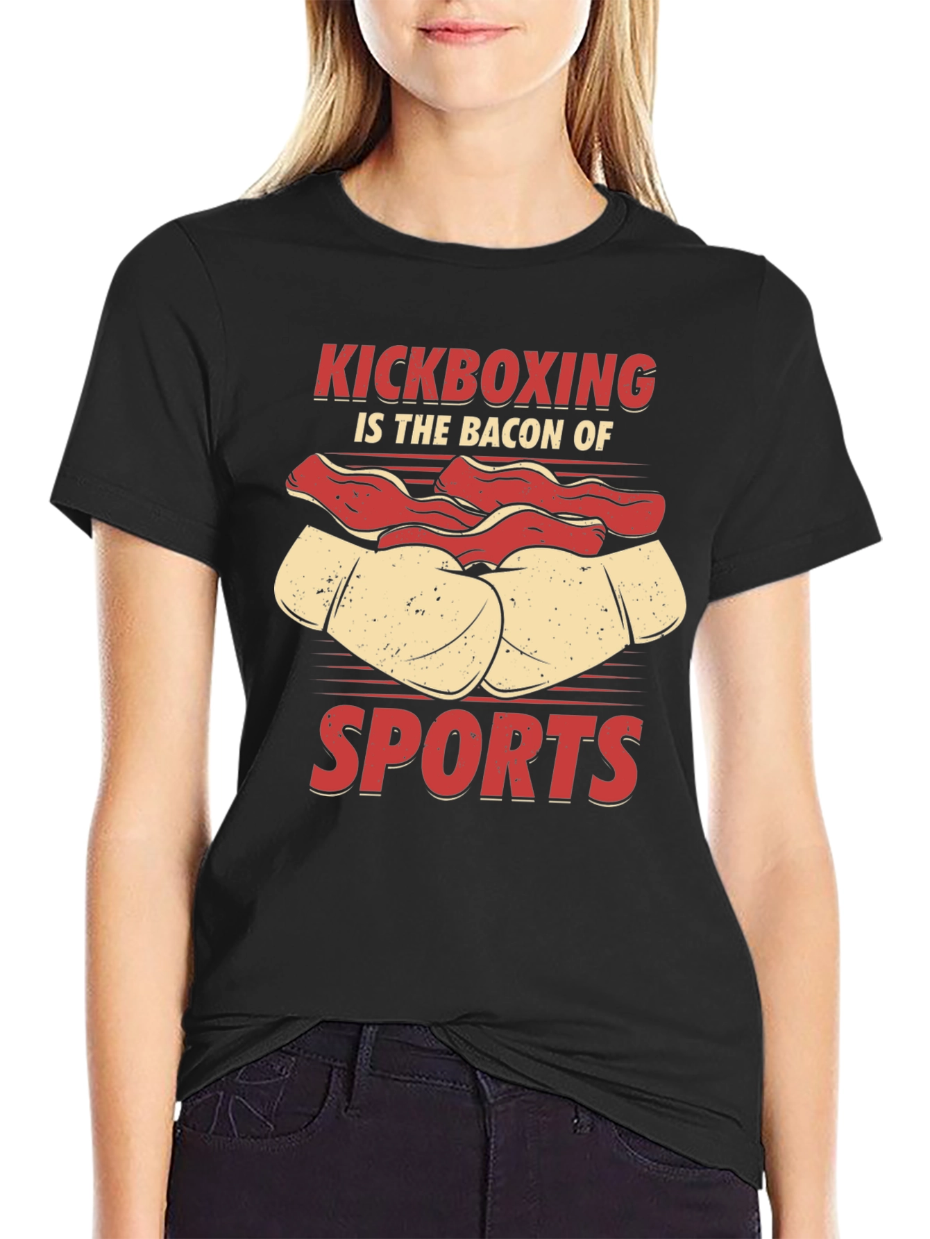 Kickboxing is the Bacon of Sports Graphic Tee