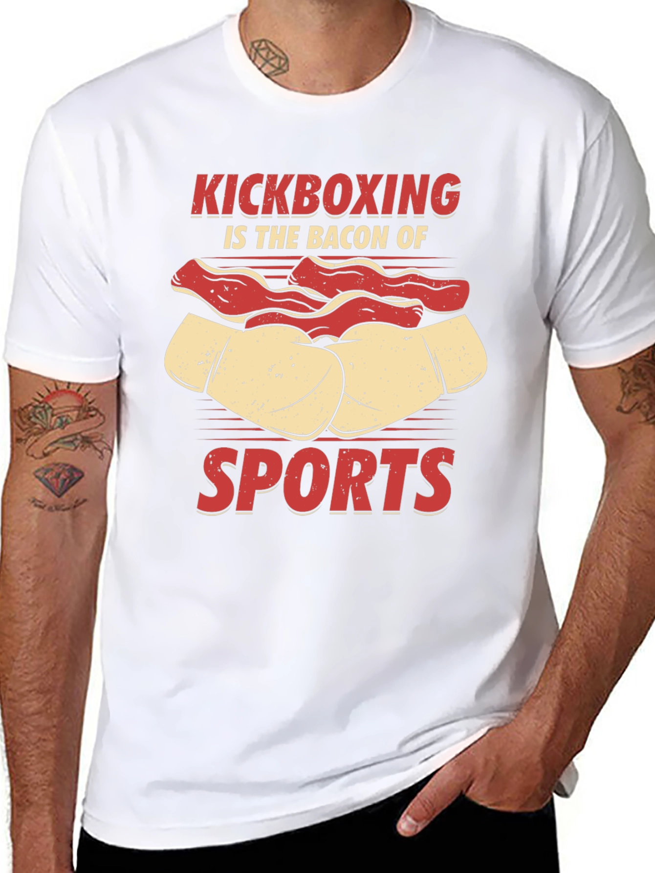 Kickboxing is the Bacon of Sports Graphic Tee