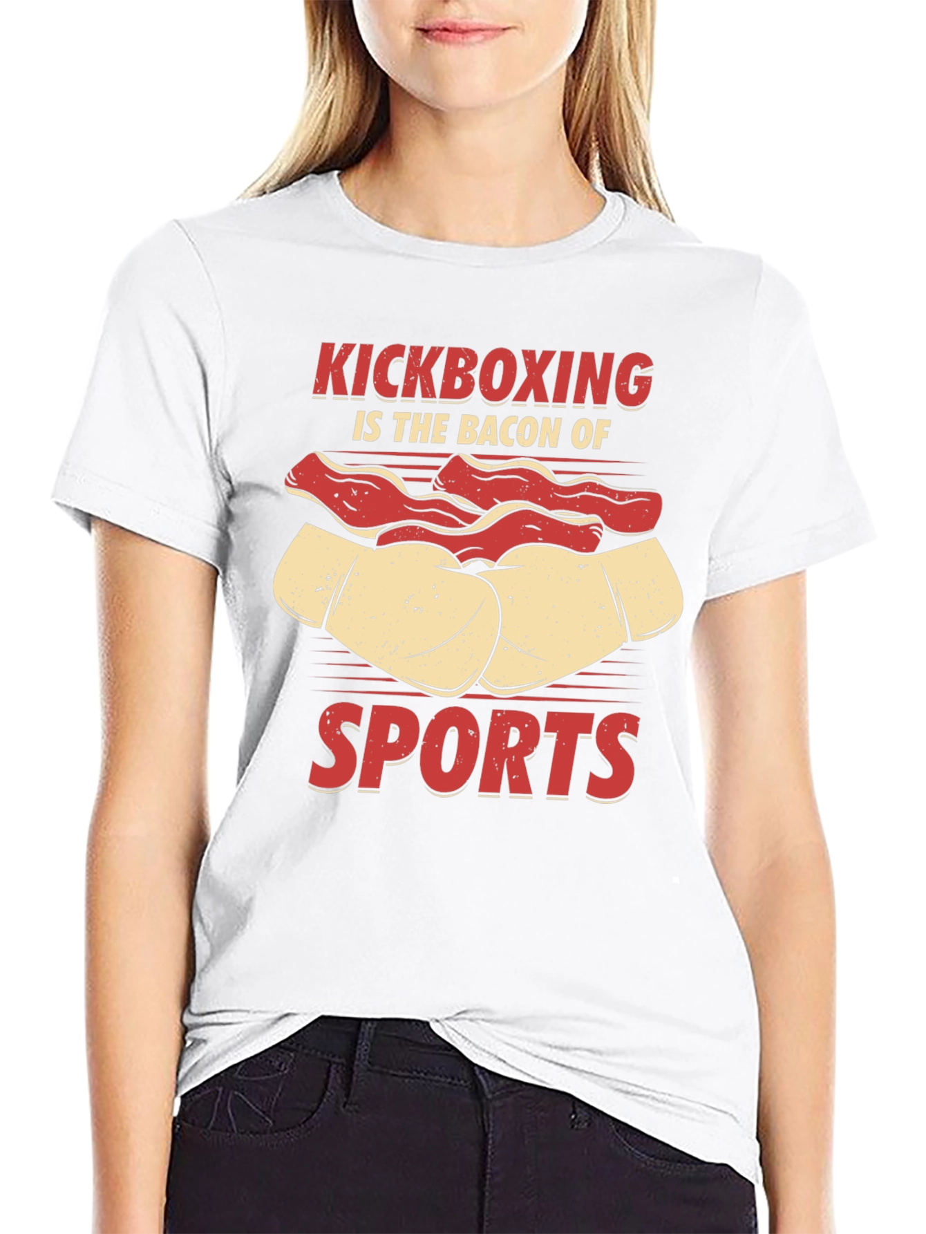 Kickboxing is the Bacon of Sports Graphic Tee