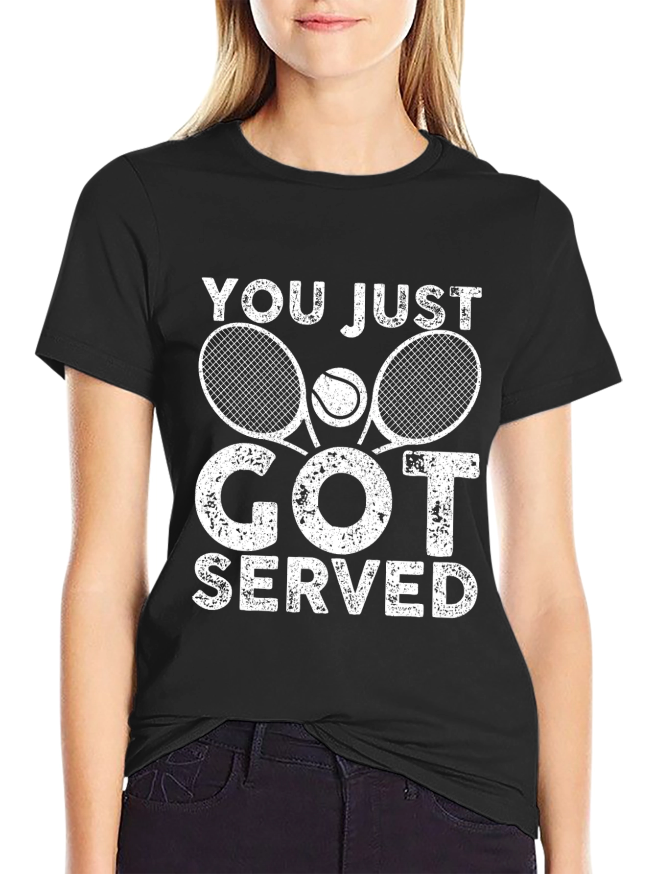 You Just Got Served T-Shirt - Tennis Graphic Tee