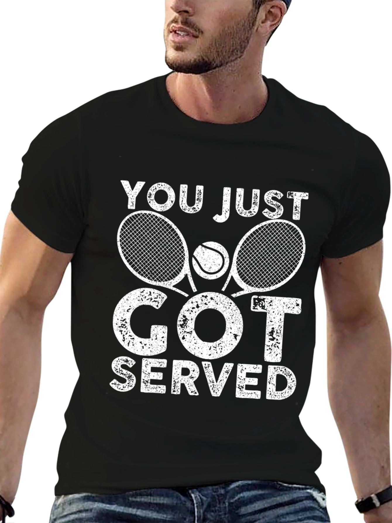 You Just Got Served T-Shirt - Tennis Graphic Tee