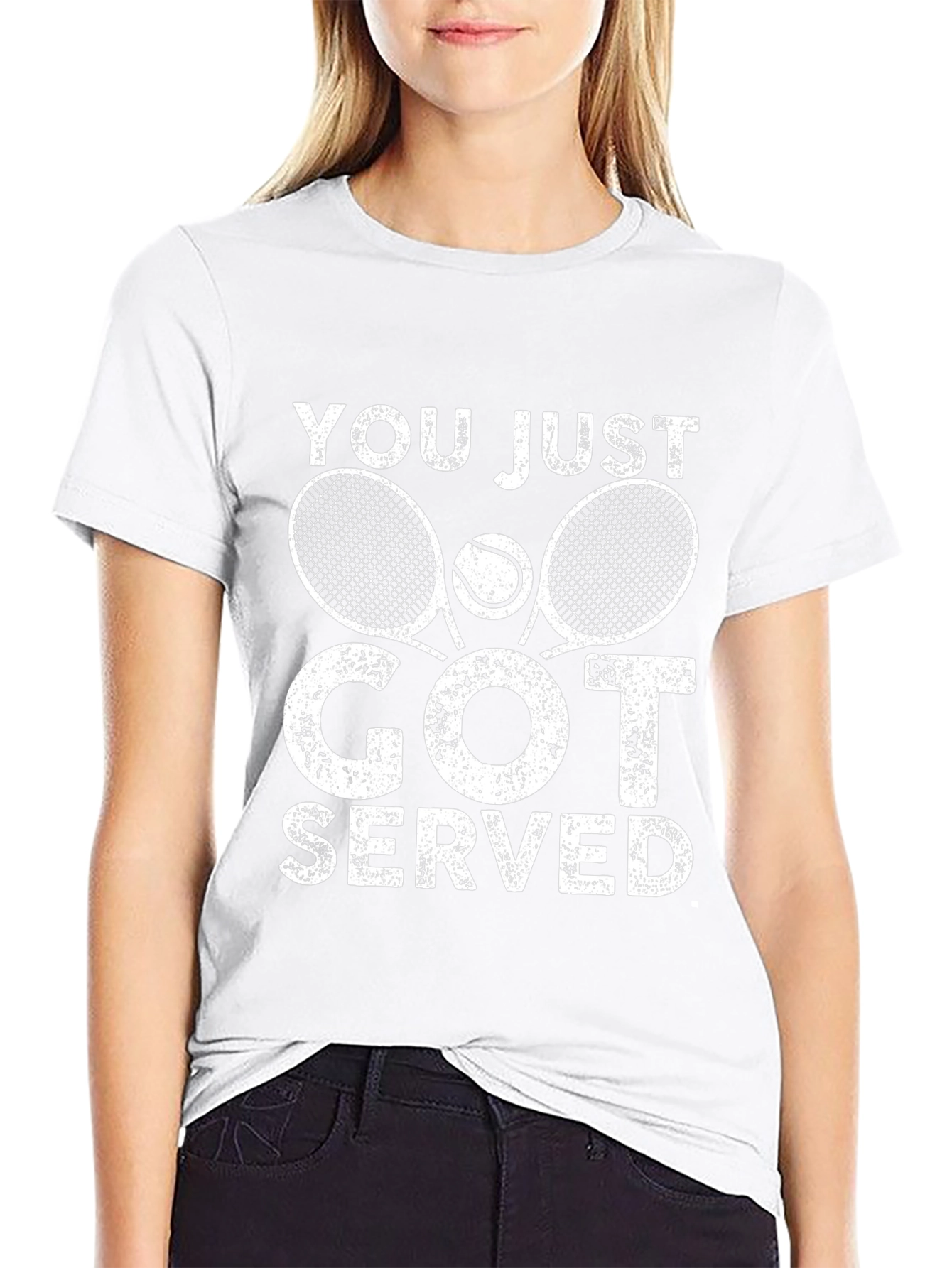 You Just Got Served T-Shirt - Tennis Graphic Tee