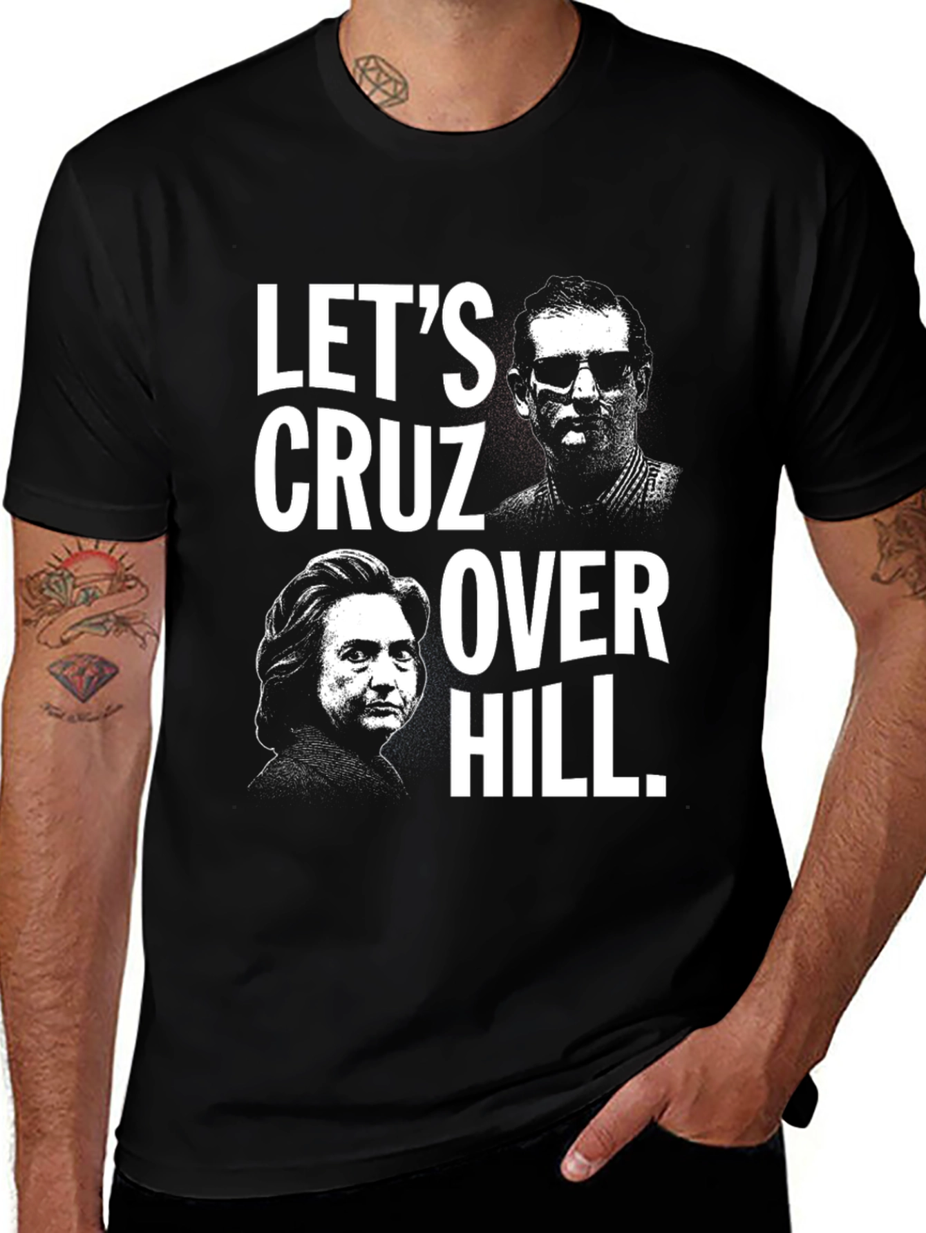 Lets Cruz Over Hill T-Shirt - Political Tee
