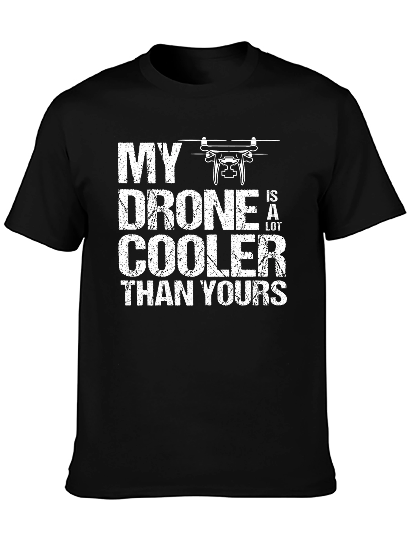 My Drone is Cooler Than Yours Black T-Shirt