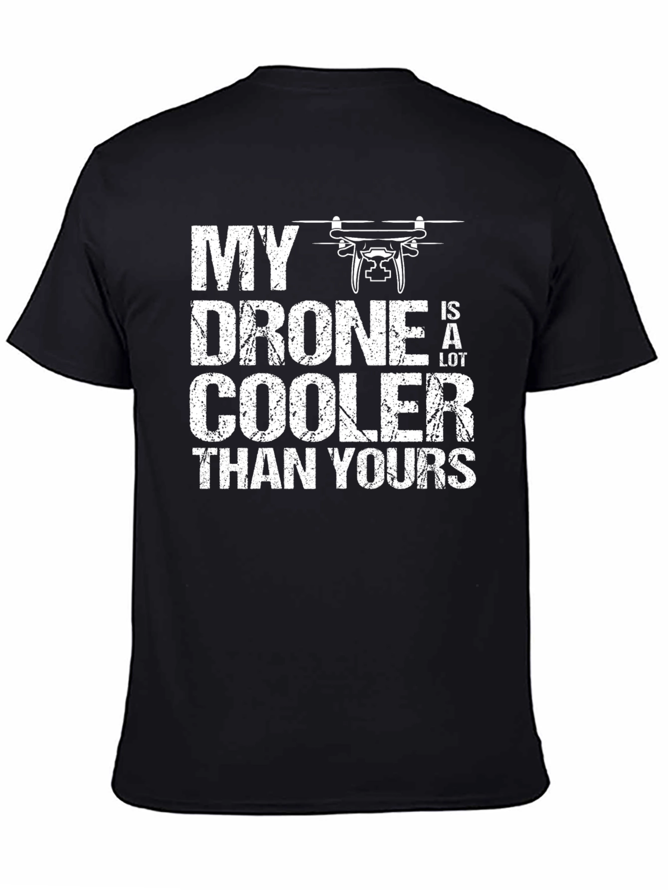 My Drone is Cooler Than Yours Black T-Shirt