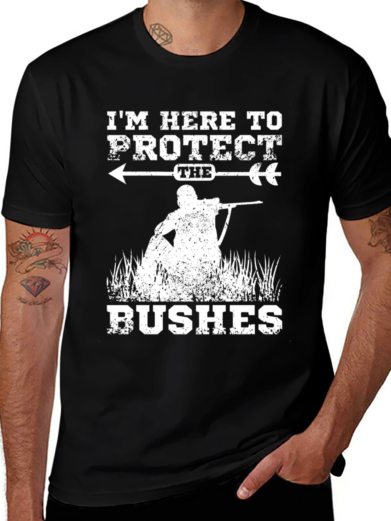 Protect the Bushes Funny Hunting T-Shirt