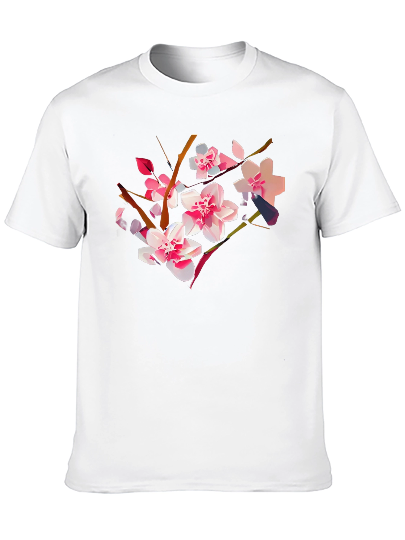 Floral Blossom Graphic Tee - Stylish Comfort