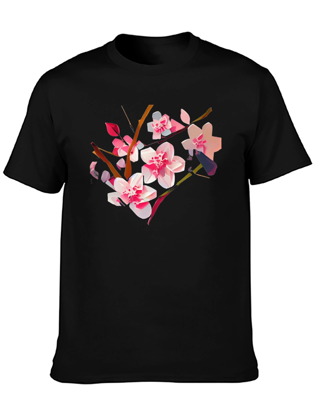 Floral Blossom Graphic Tee - Stylish Comfort