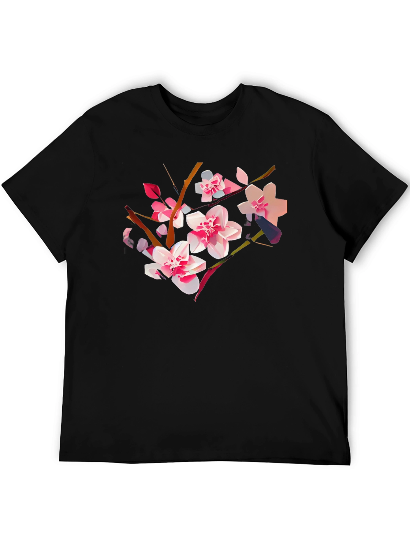 Floral Blossom Graphic Tee - Stylish Comfort
