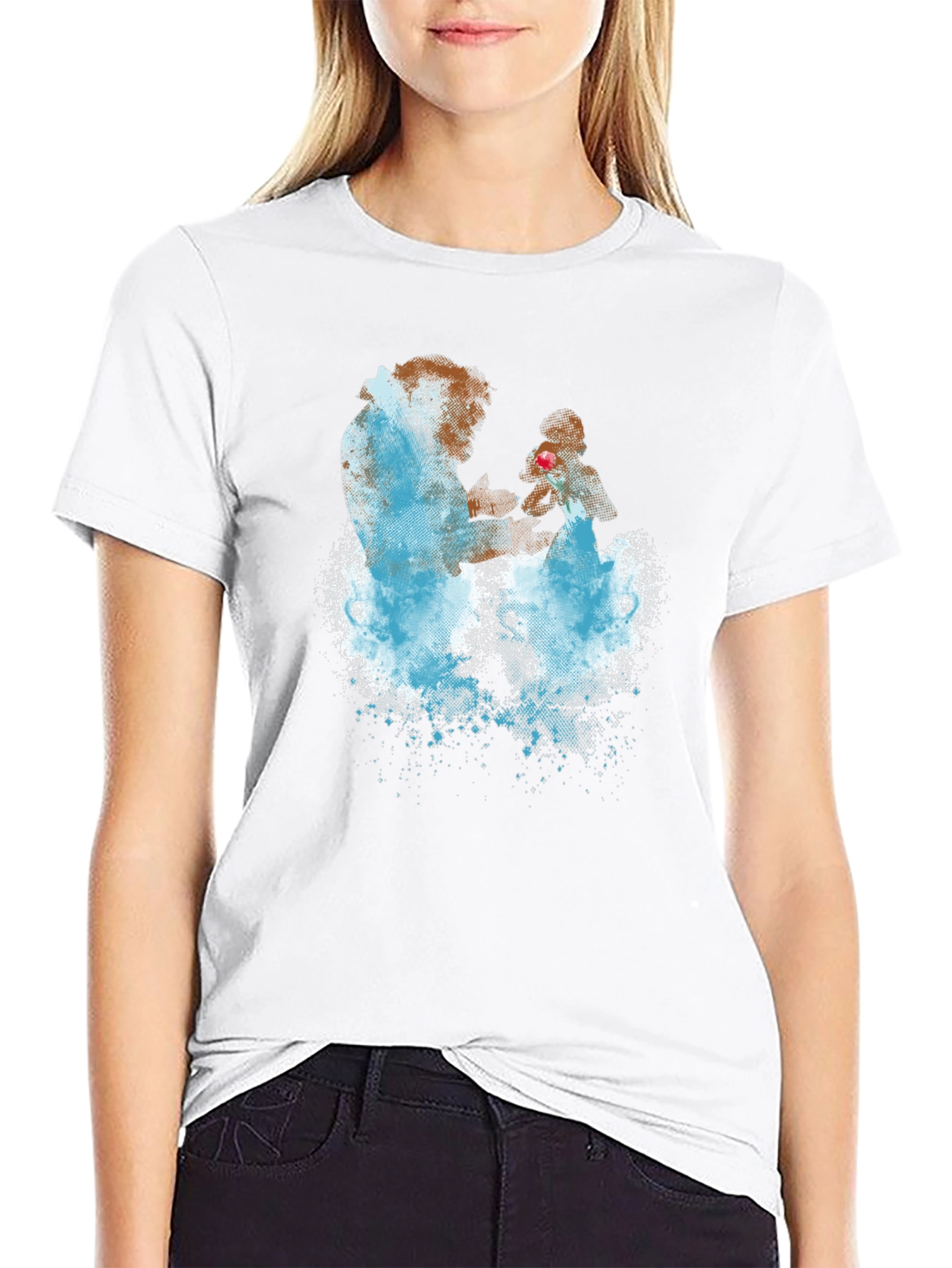 Beauty and the Beast Graphic Tee - Black