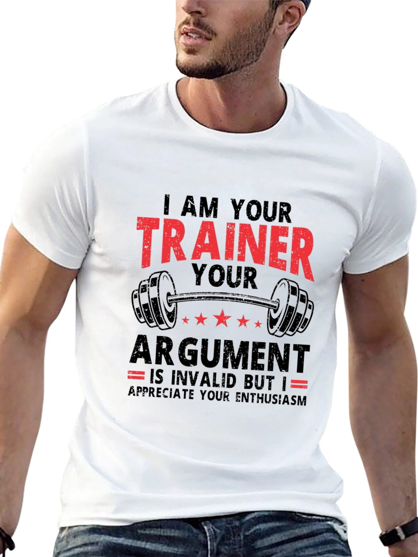 Trainer Argument T-Shirt: Funny Gym Workout Tee