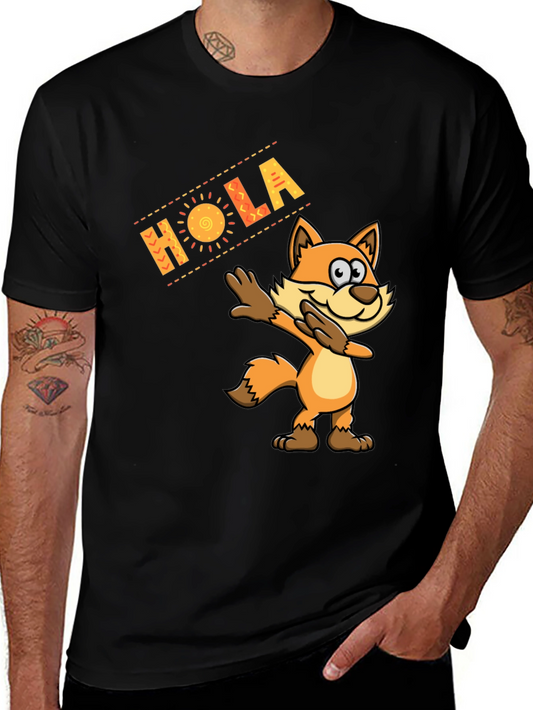 Hola Fox Dab Funny T-Shirt
