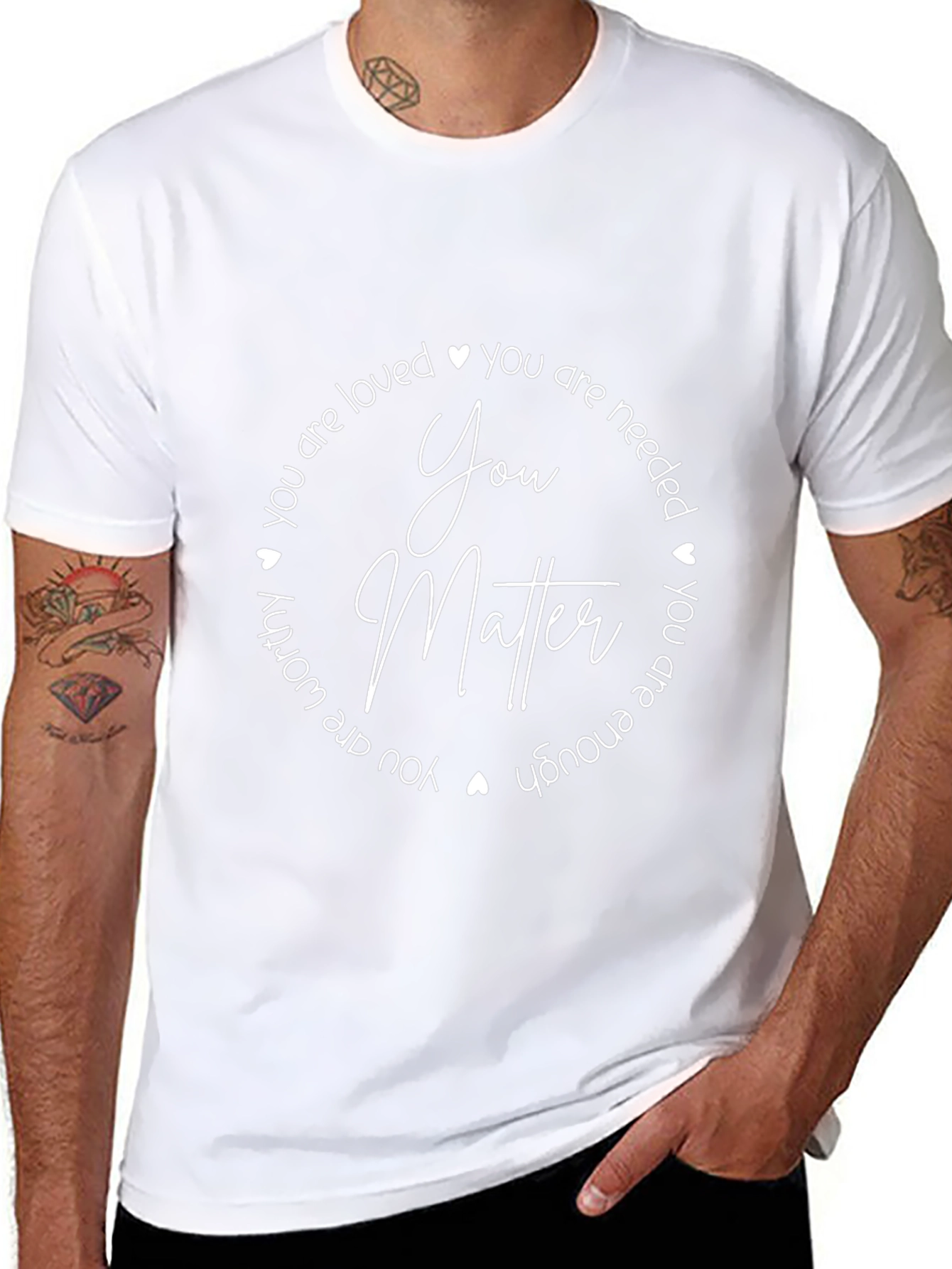 You Matter Graphic Tee - Inspirational Comfort