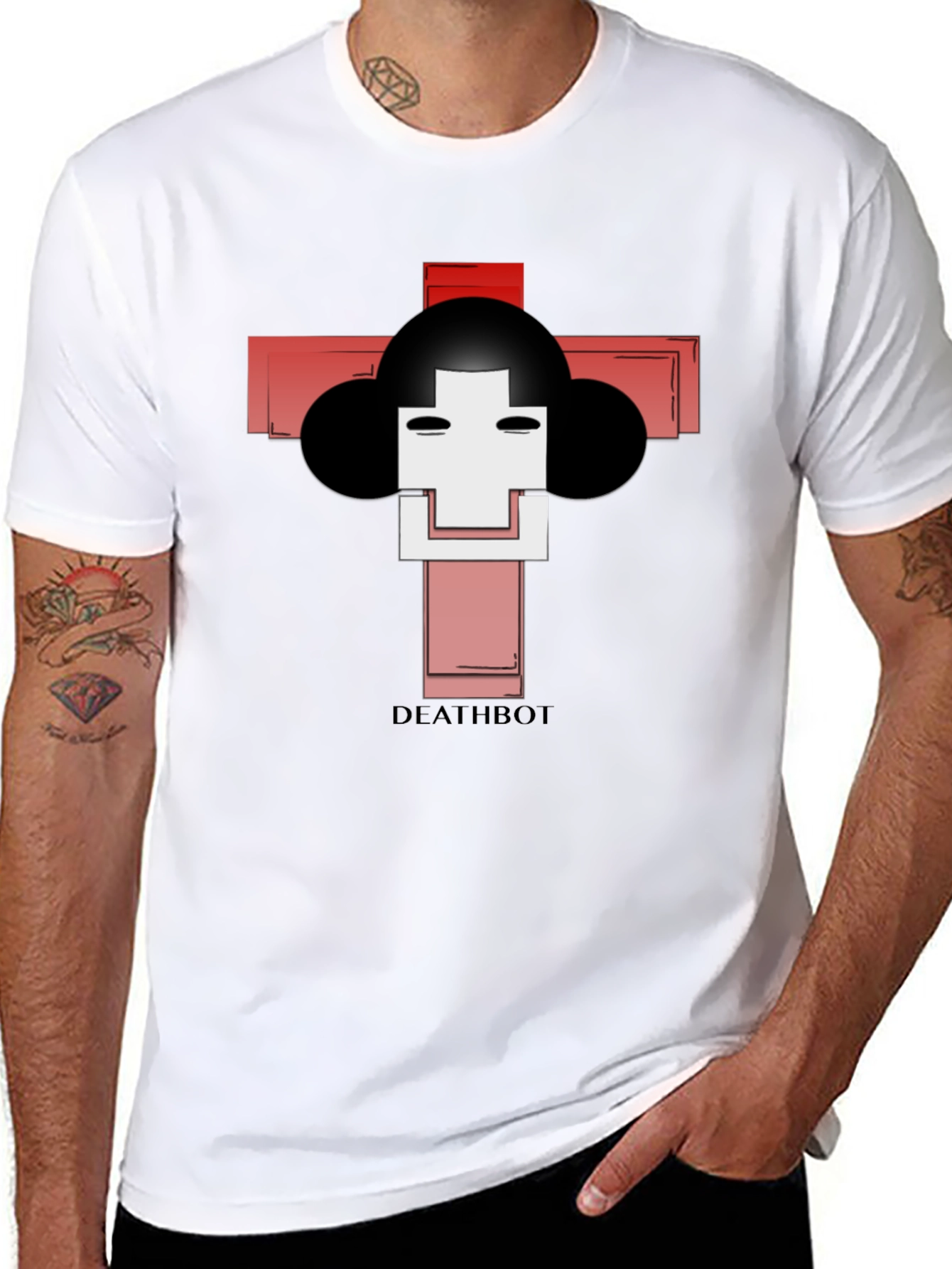 DEATHBOT Graphic T-Shirt - Unique Design