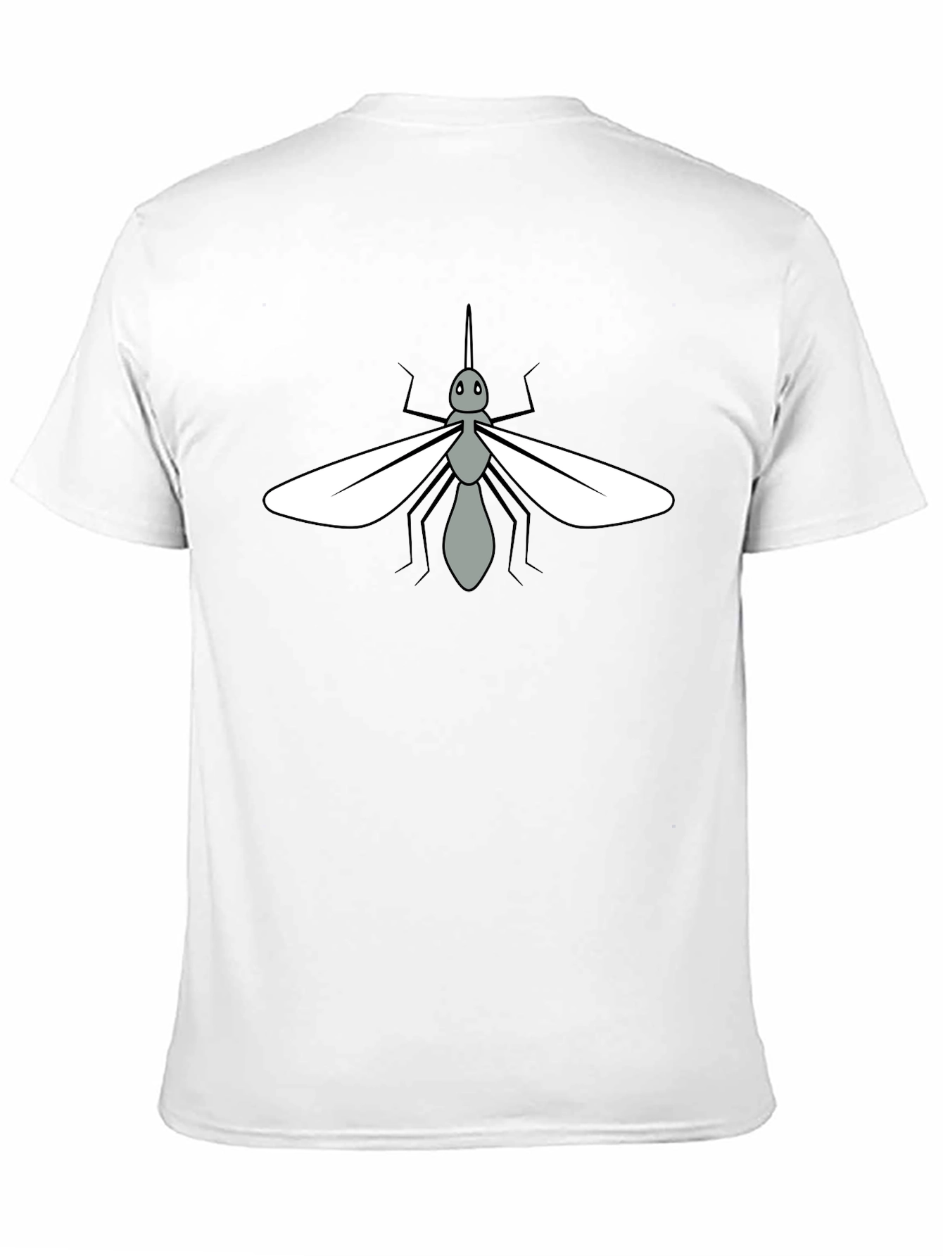 Mosquito Graphic Tee - Soft Black Cotton T-Shirt