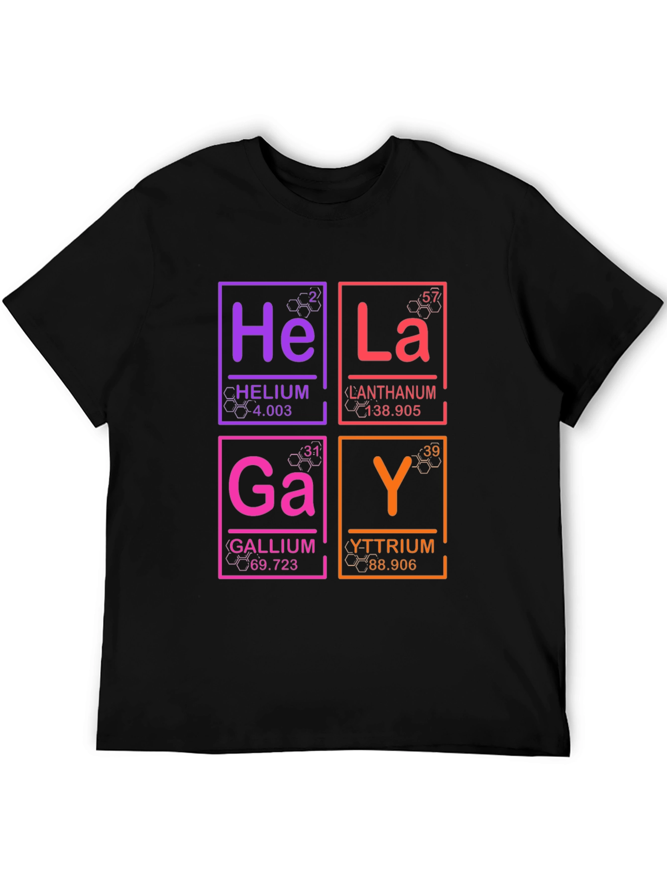Periodic Table Gay Pride Graphic T-Shirt