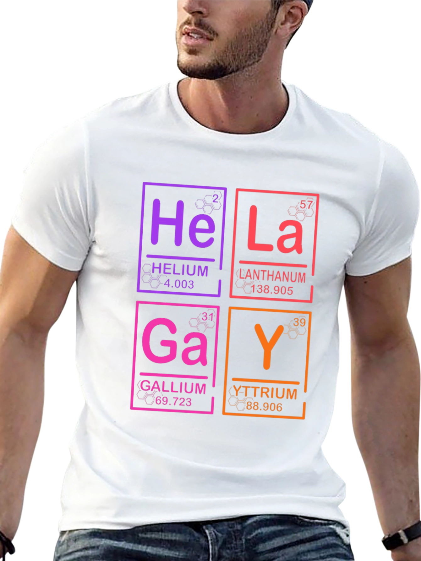 Periodic Table Gay Pride Graphic T-Shirt
