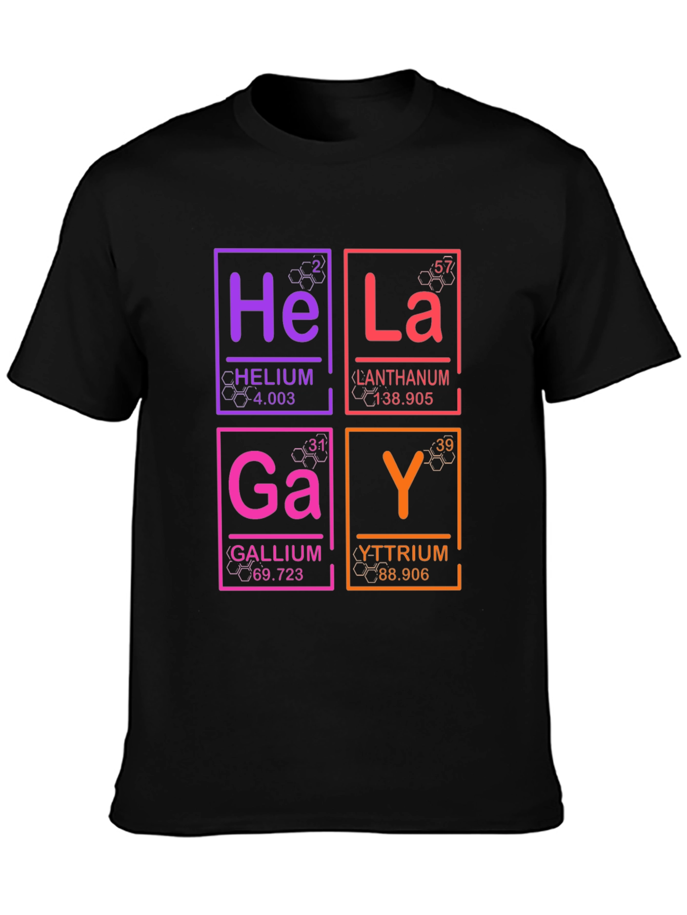 Periodic Table Gay Pride Graphic T-Shirt