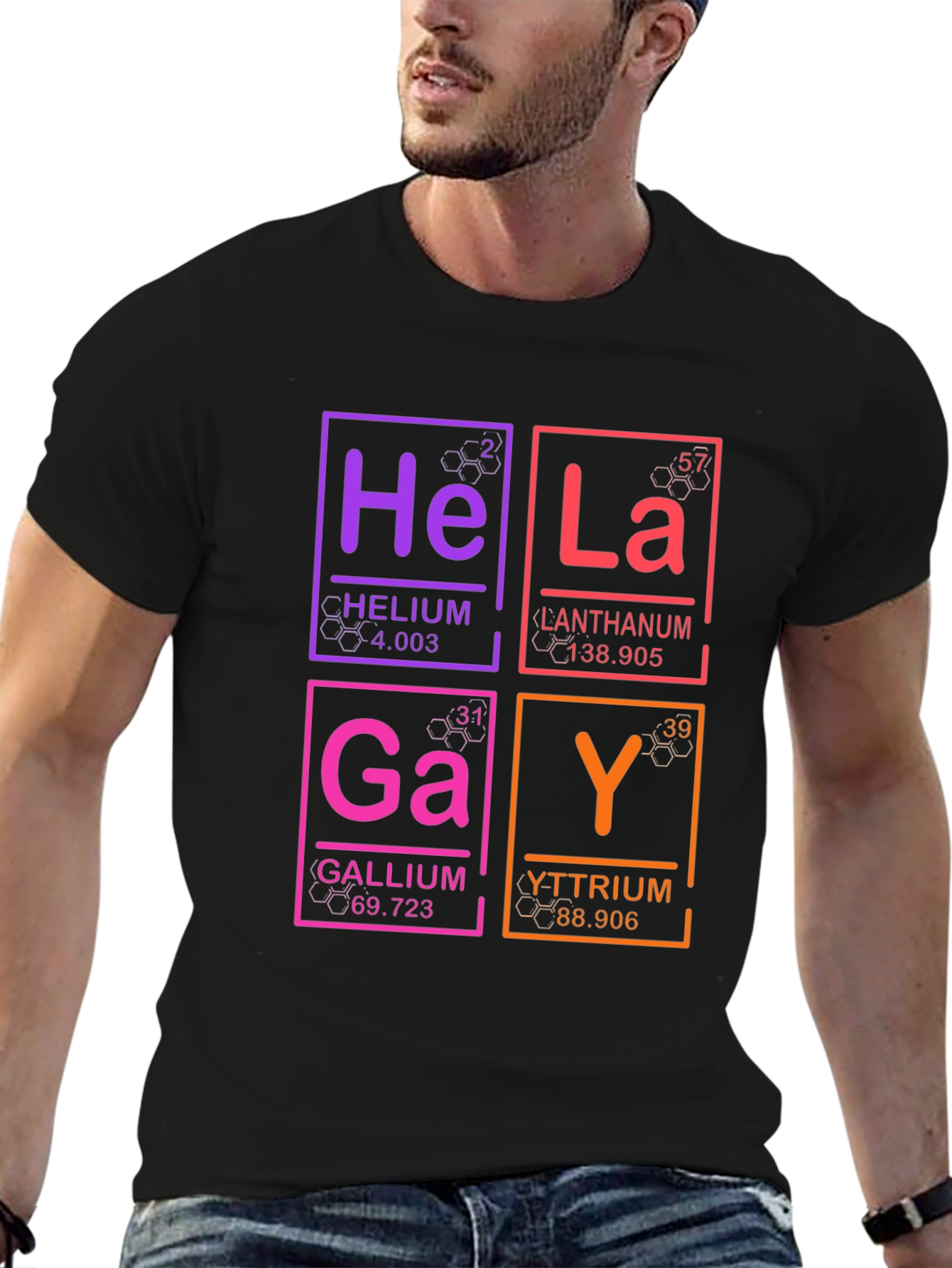 Periodic Table Gay Pride Graphic T-Shirt