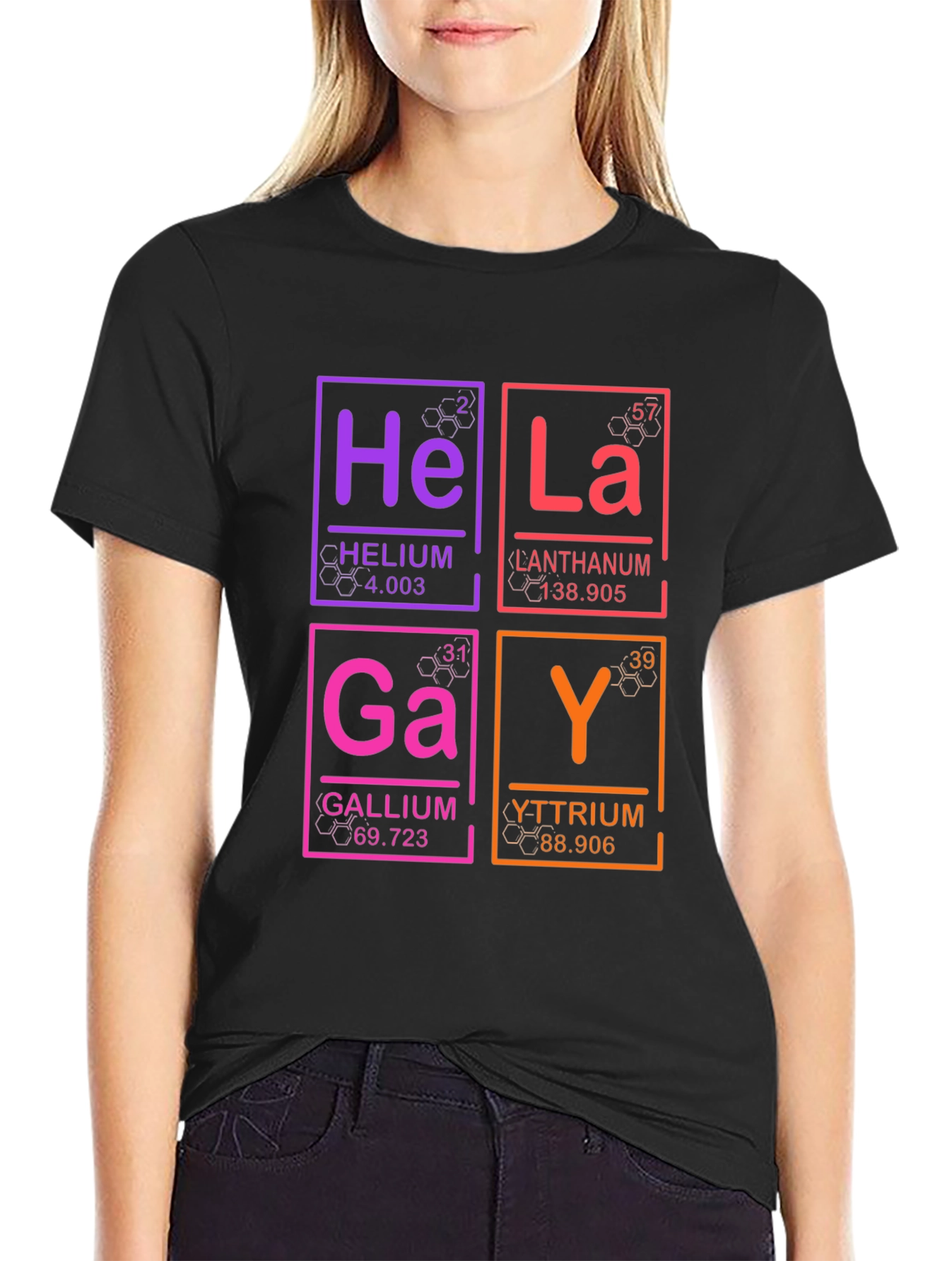 Periodic Table Gay Pride Graphic T-Shirt