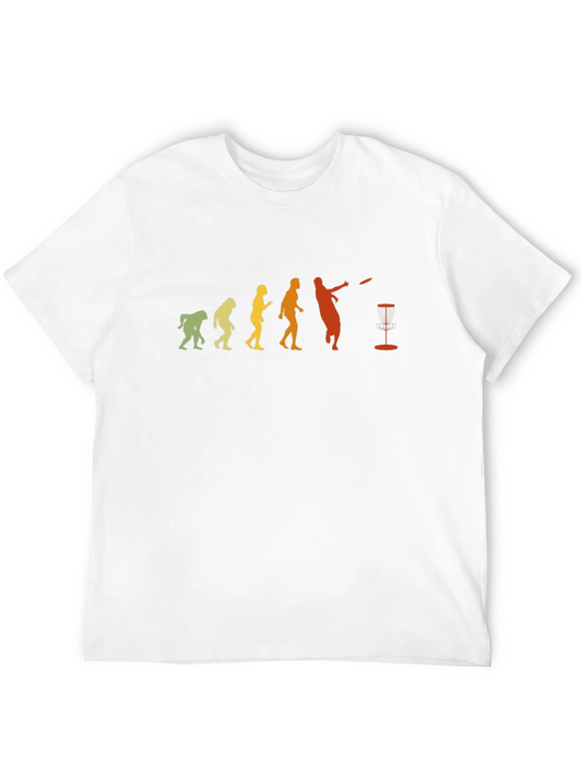 Evolution of Disc Golf T-Shirt - Funny Sport Tee