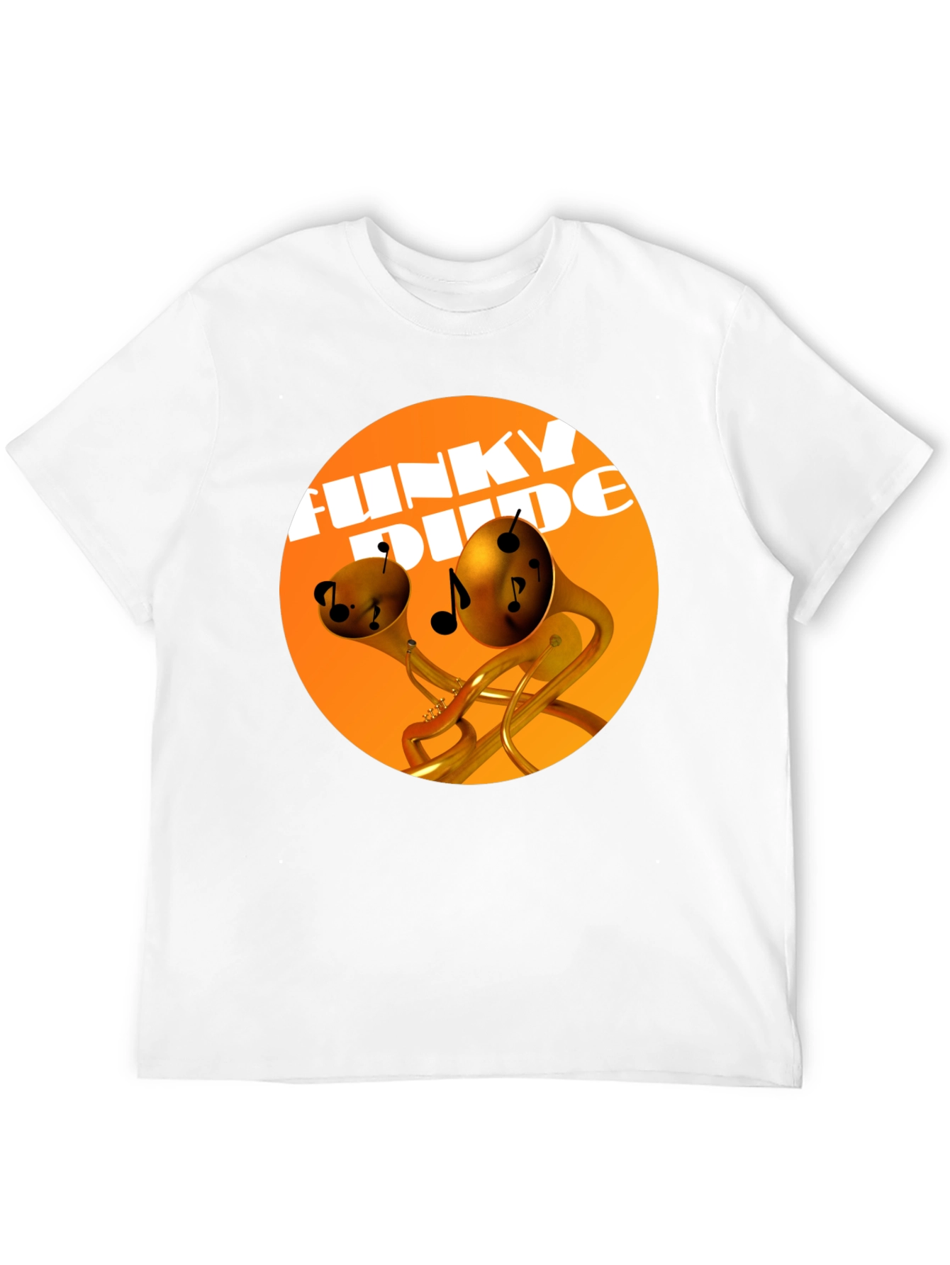 Funky Dude Music T-Shirt - Black