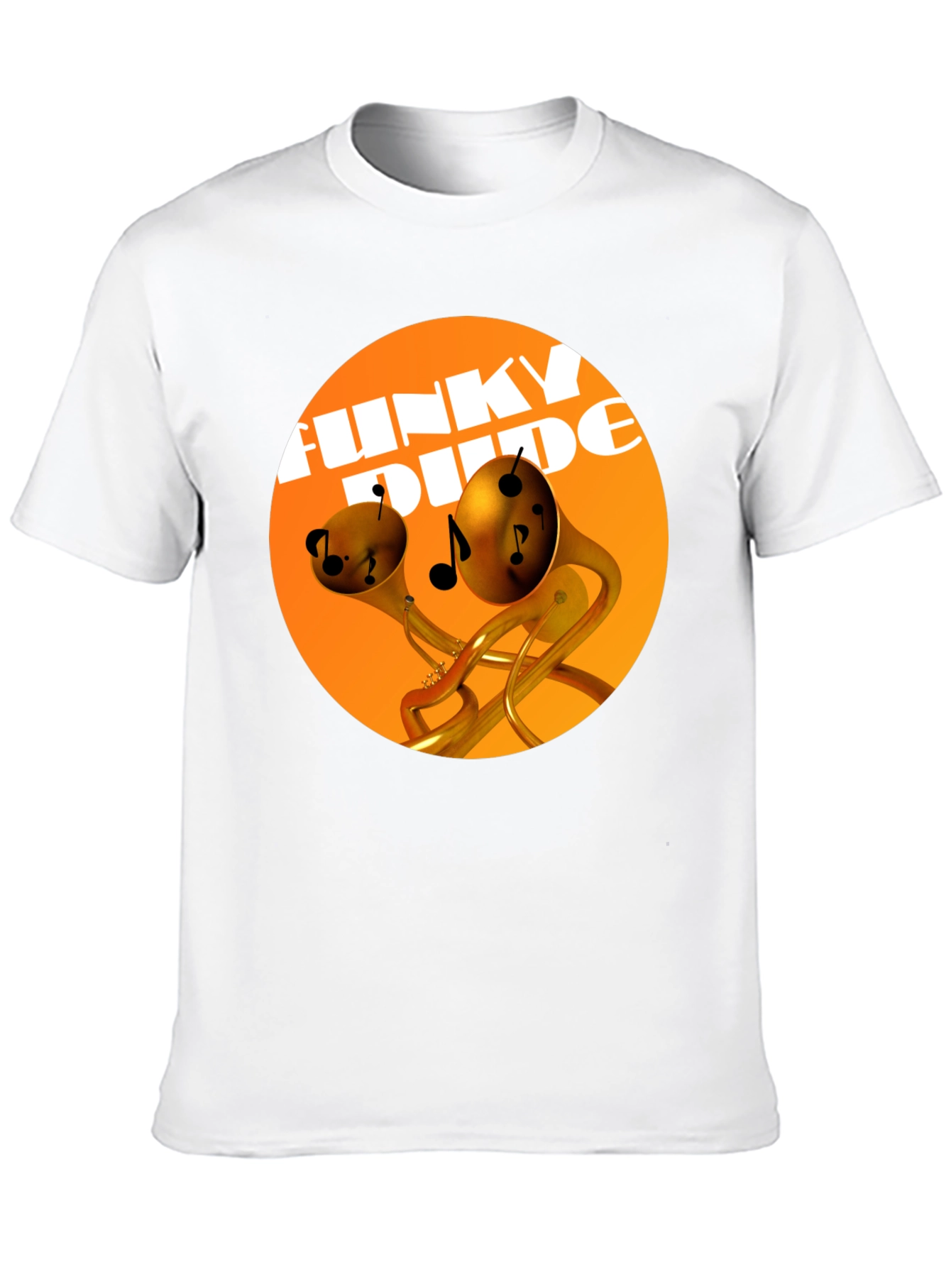 Funky Dude Music T-Shirt - Black