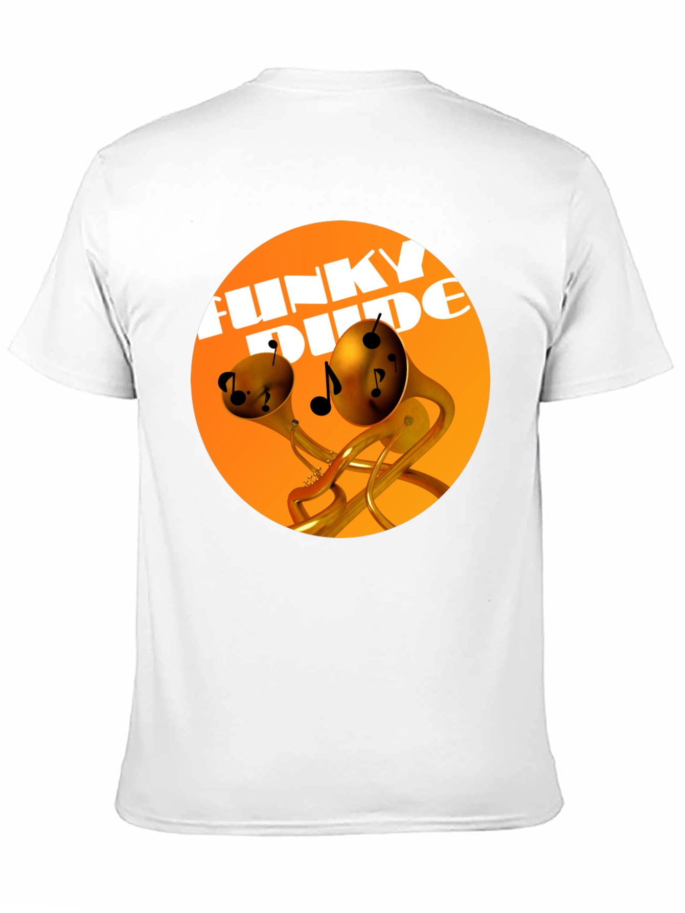 Funky Dude Music T-Shirt - Black