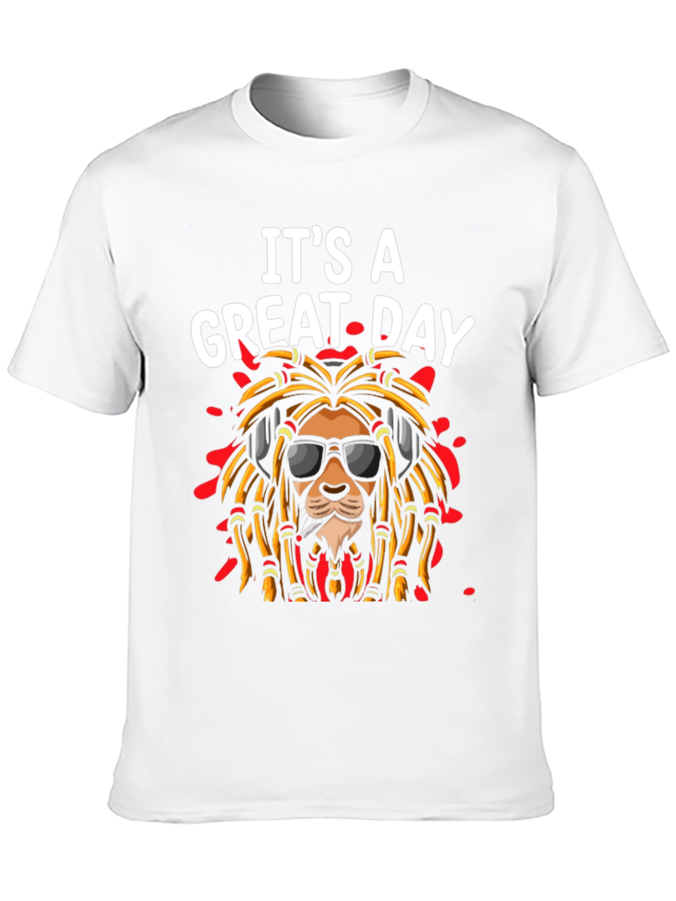 Its A Great Day Lion Rasta T-Shirt