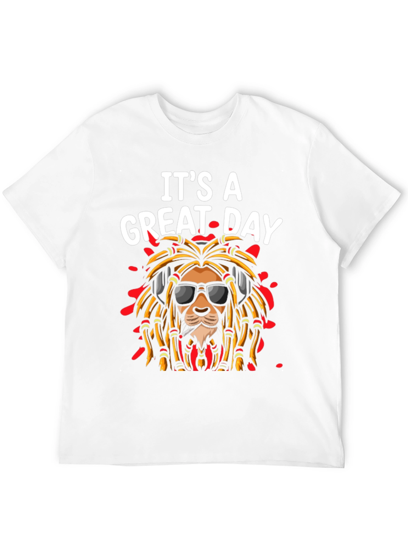Its A Great Day Lion Rasta T-Shirt