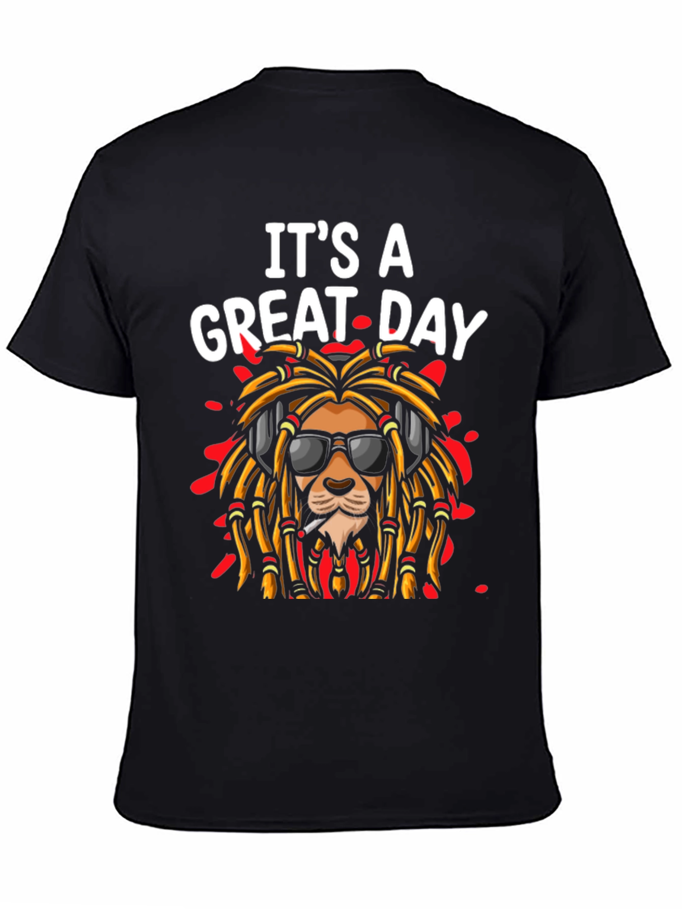 Its A Great Day Lion Rasta T-Shirt