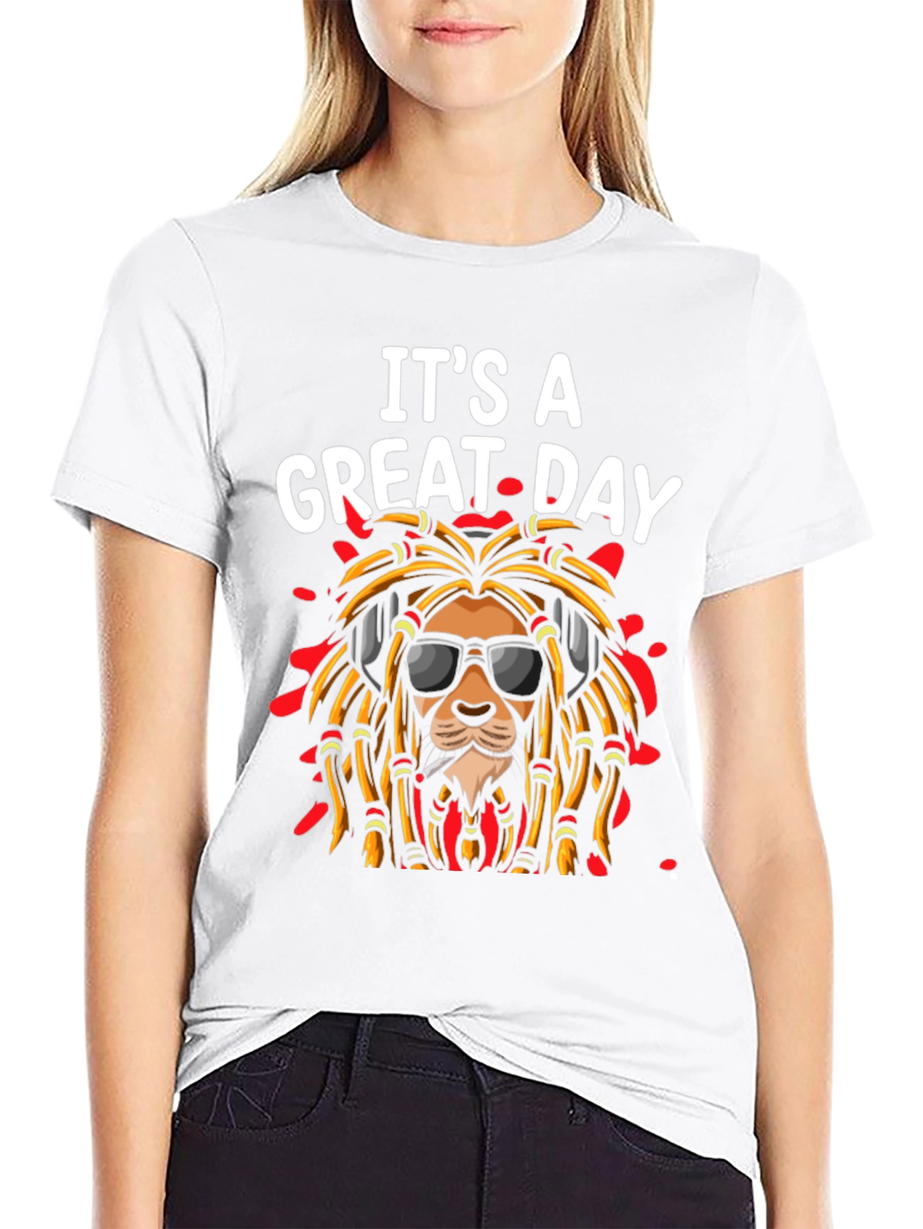 Its A Great Day Lion Rasta T-Shirt