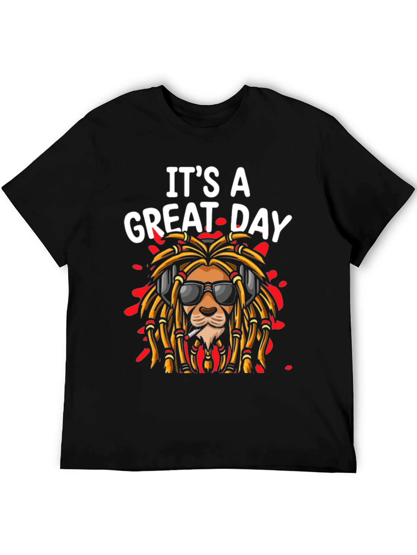 Its A Great Day Lion Rasta T-Shirt