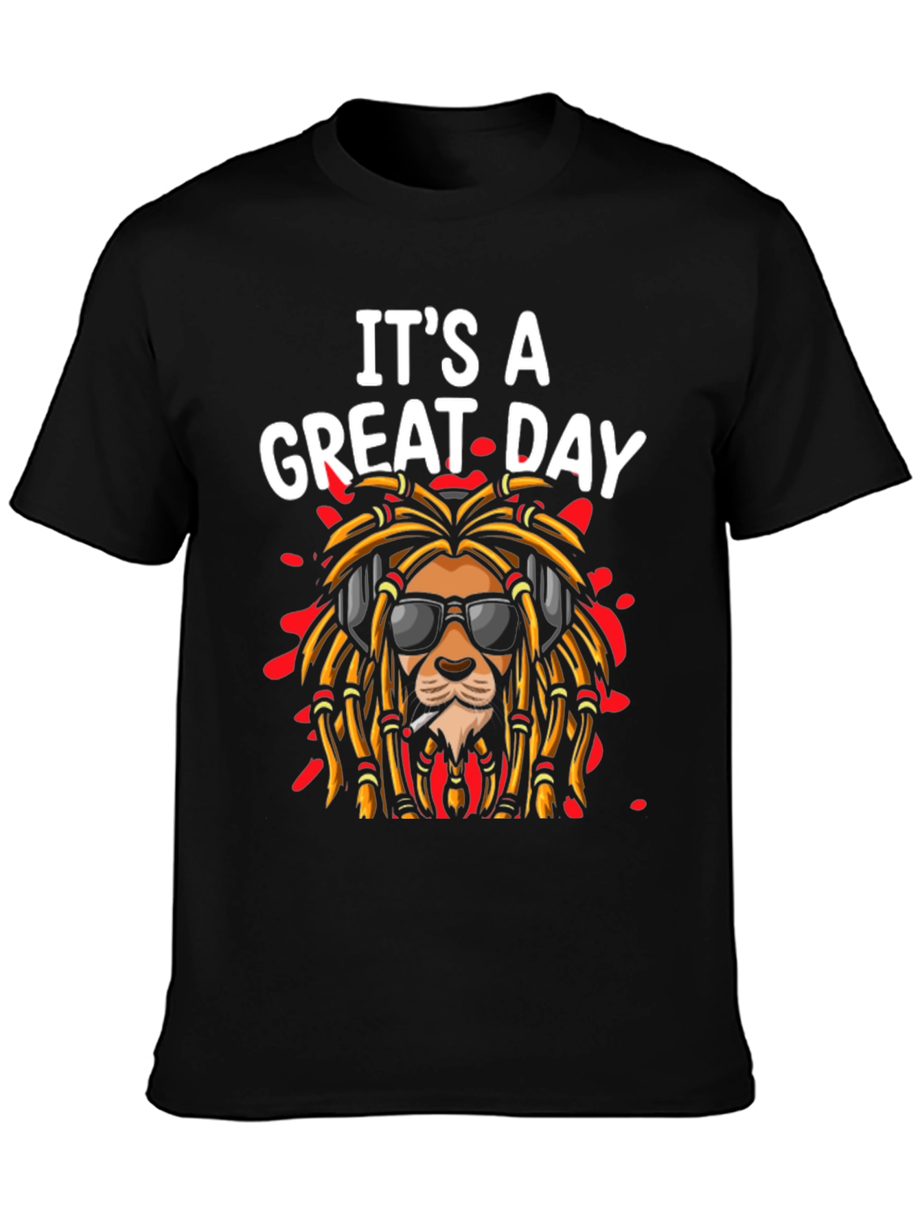 Its A Great Day Lion Rasta T-Shirt
