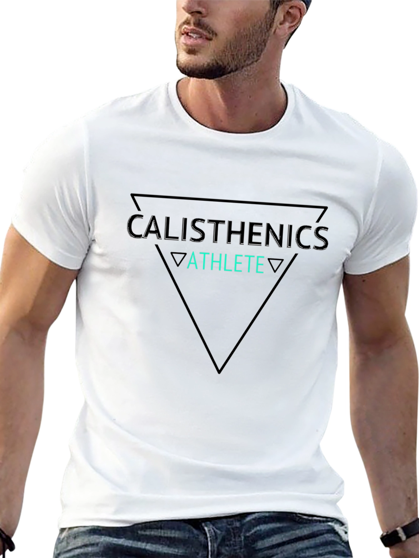 Calisthenics Athlete Graphic Black T-Shirt