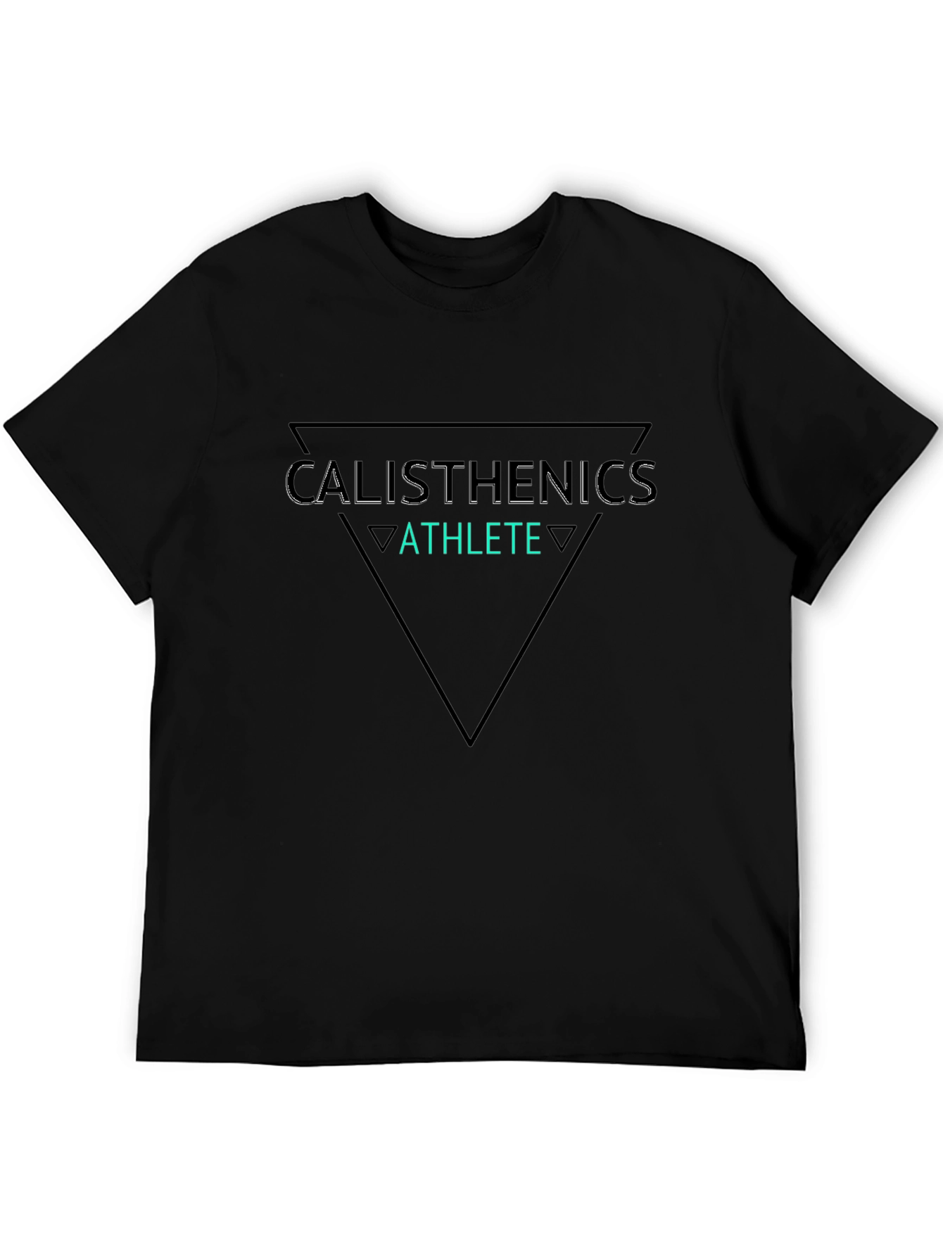 Calisthenics Athlete Graphic Black T-Shirt