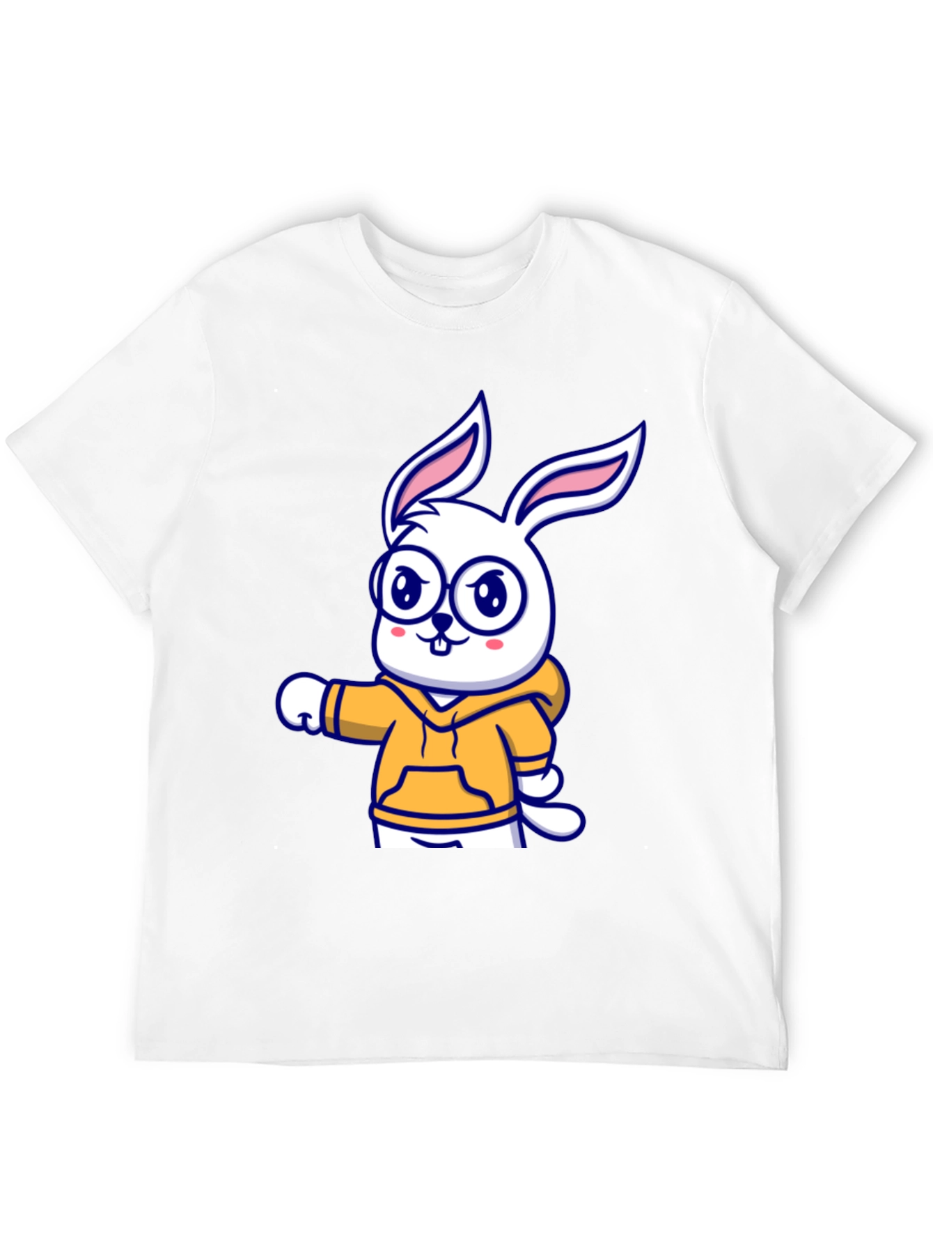 Cartoon Bunny Hoodie T-Shirt